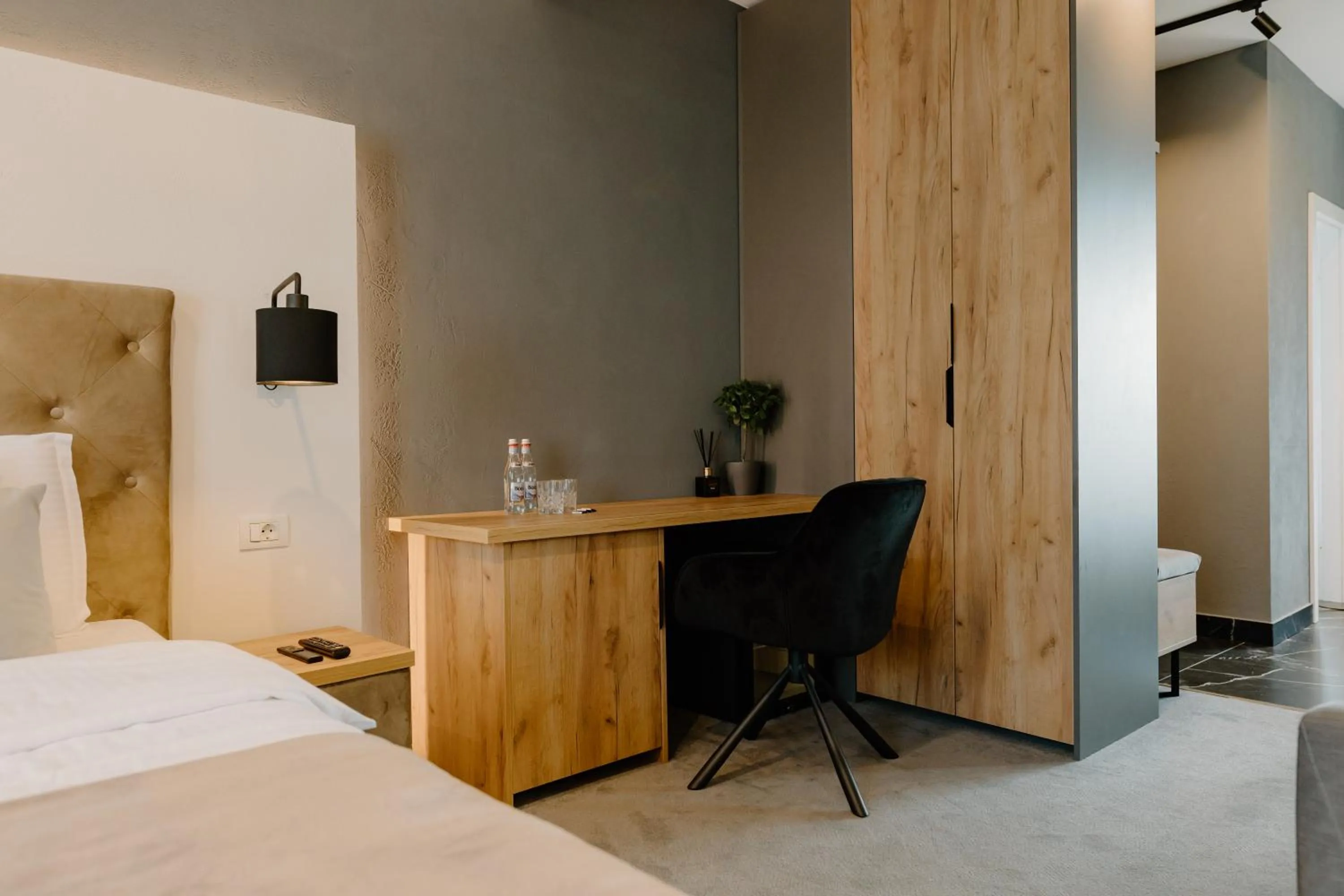 Bed in Hotel Muntele Mic