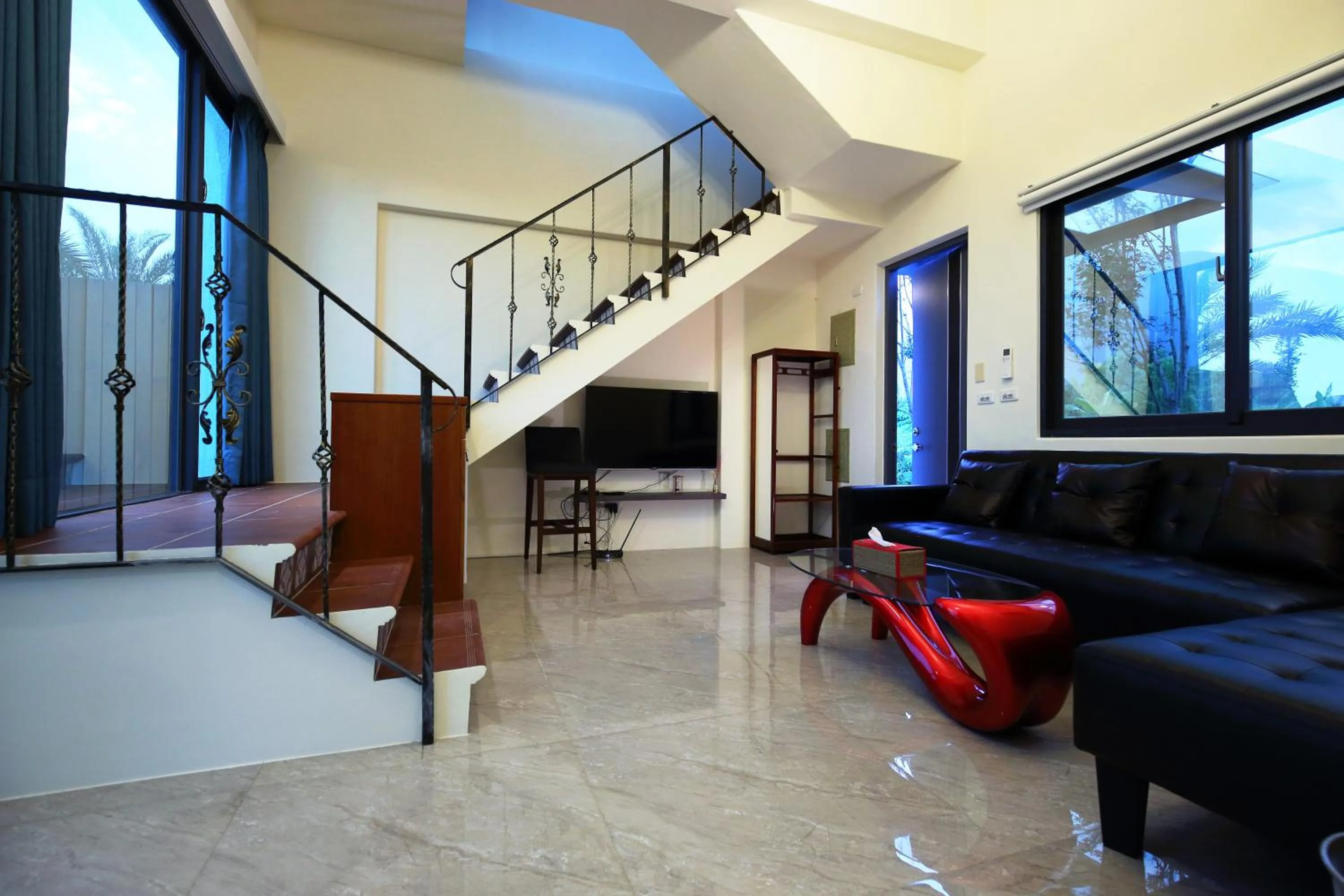 Living room in Taroko Yan Hai Bo Villa