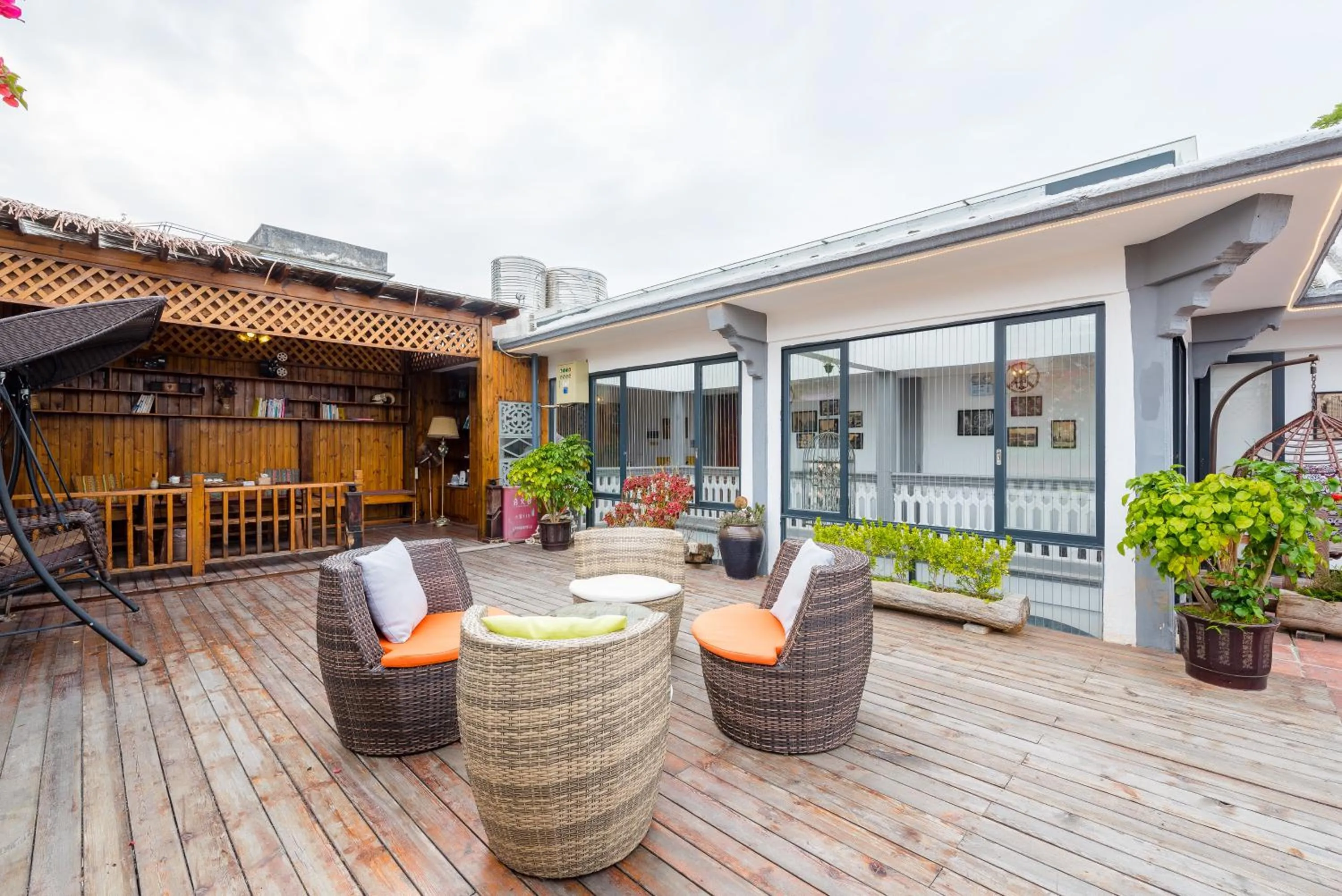 Balcony/Terrace in Mumian inn