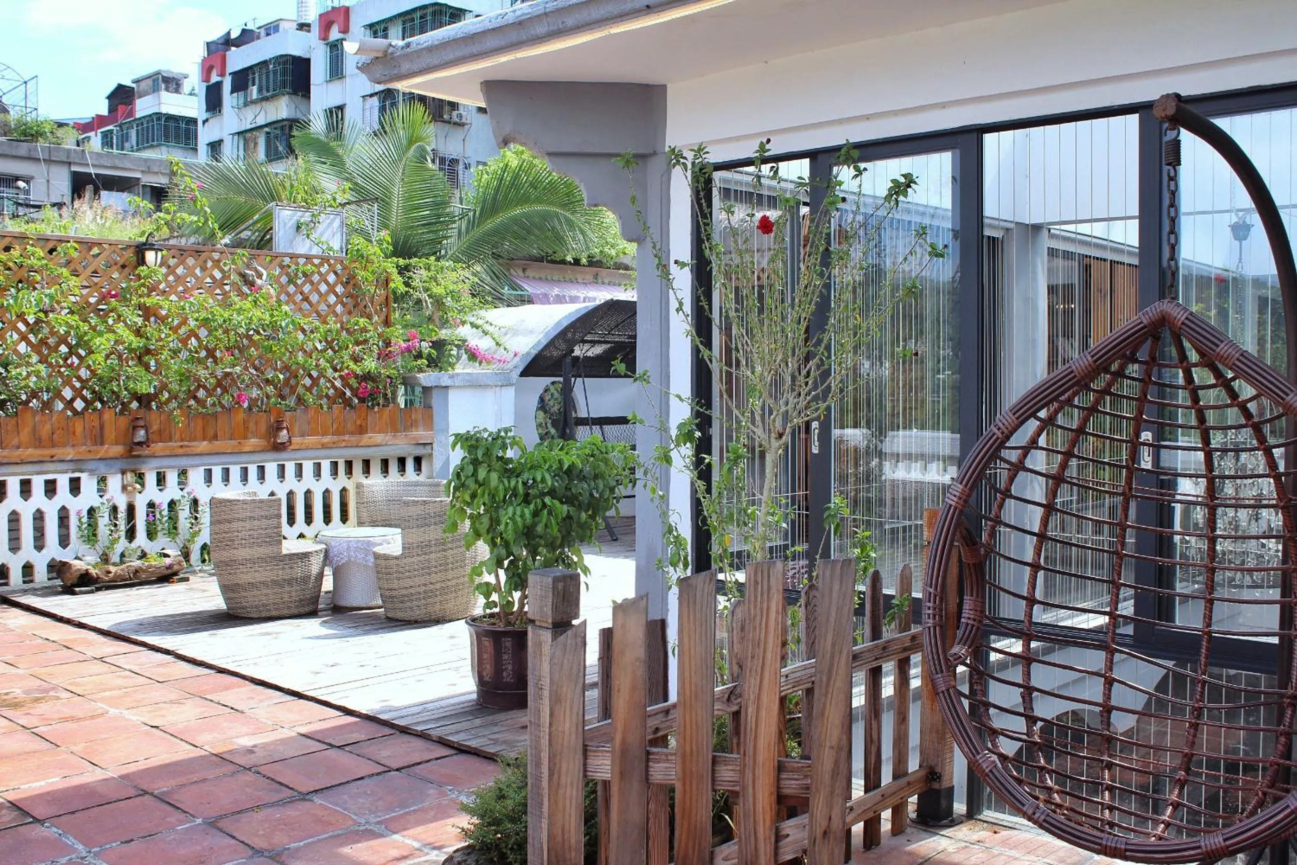 Balcony/Terrace in Mumian inn