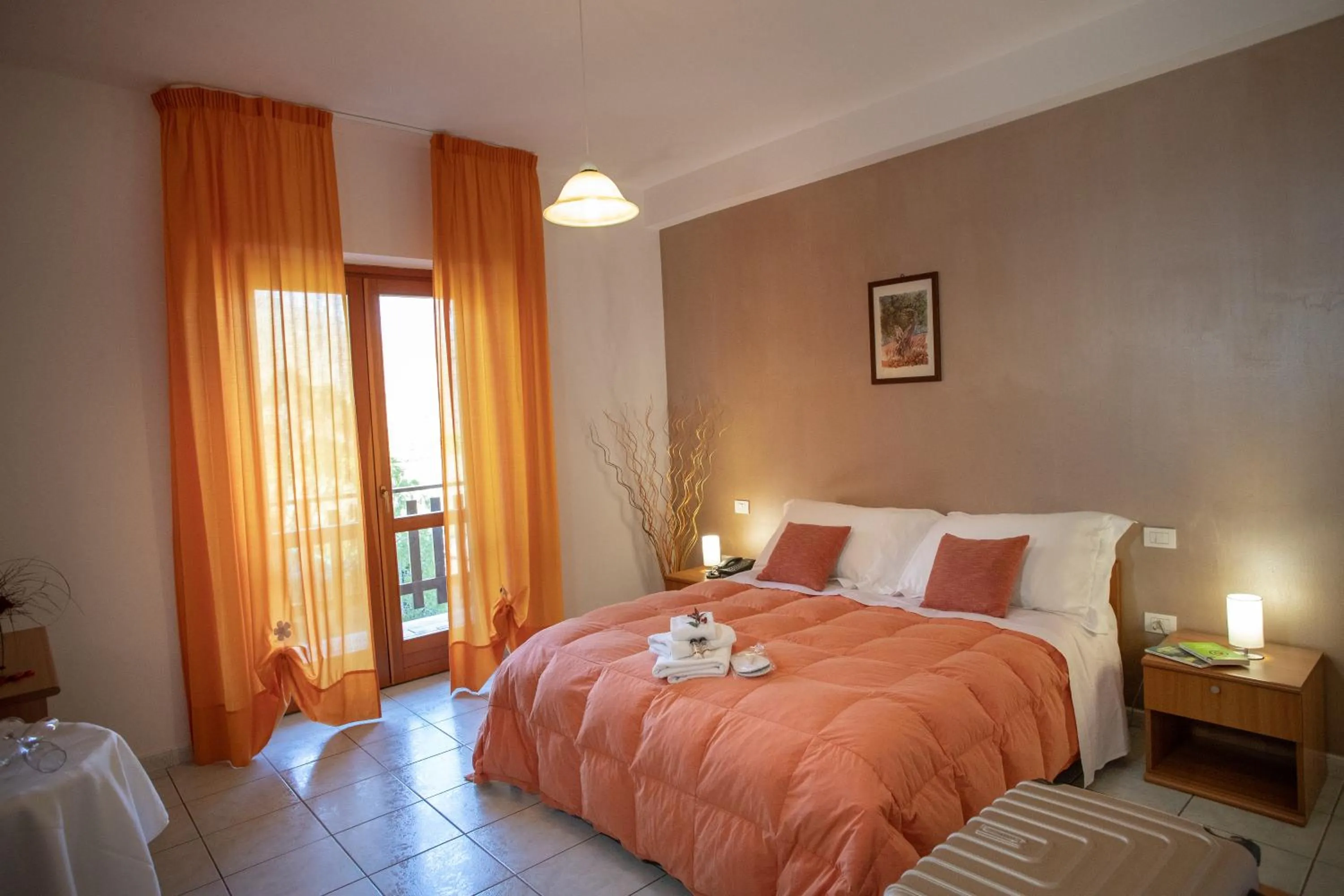 Bedroom, Bed in Hotel Kiris