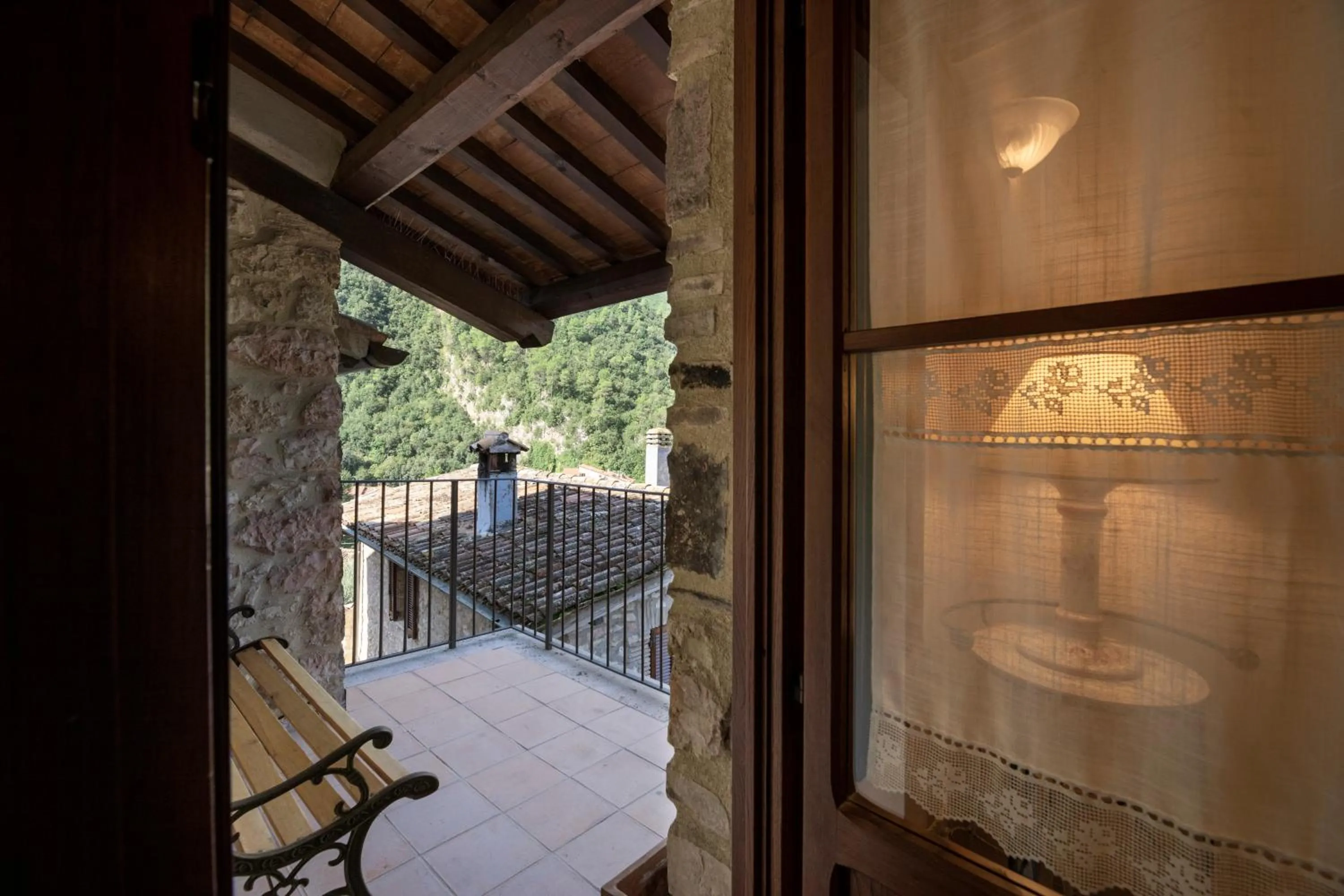 Balcony/Terrace in Torre Del Nera Albergo diffuso & Spa