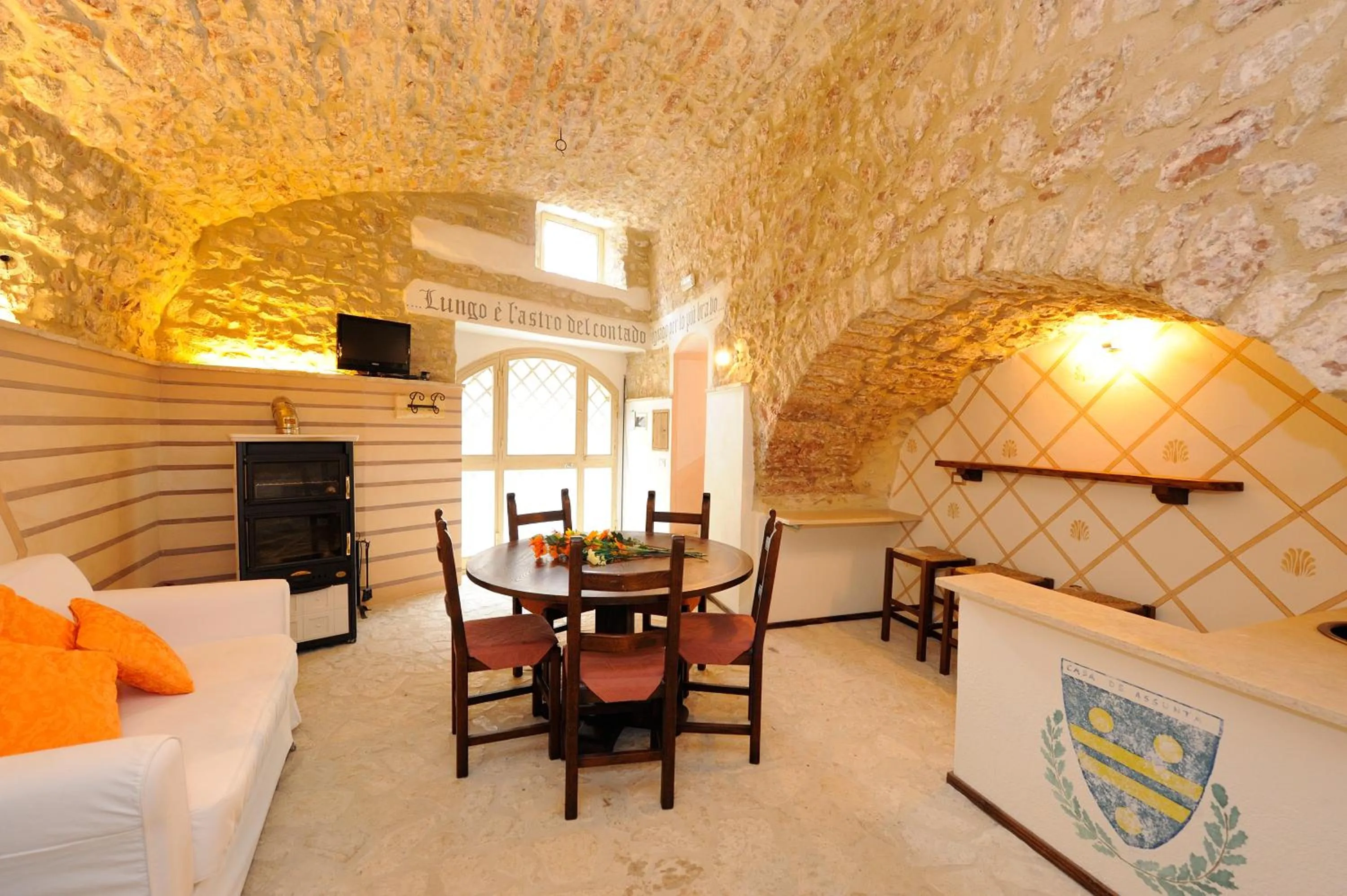 Living room in Torre Del Nera Albergo diffuso & Spa