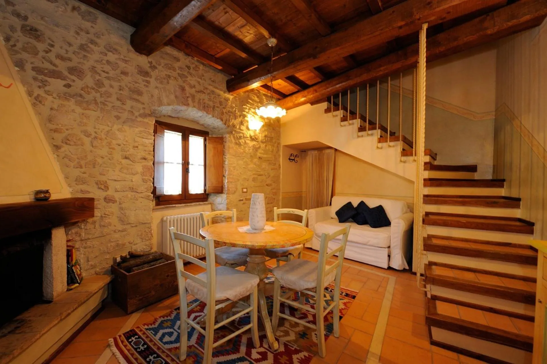 Living room in Torre Del Nera Albergo diffuso & Spa