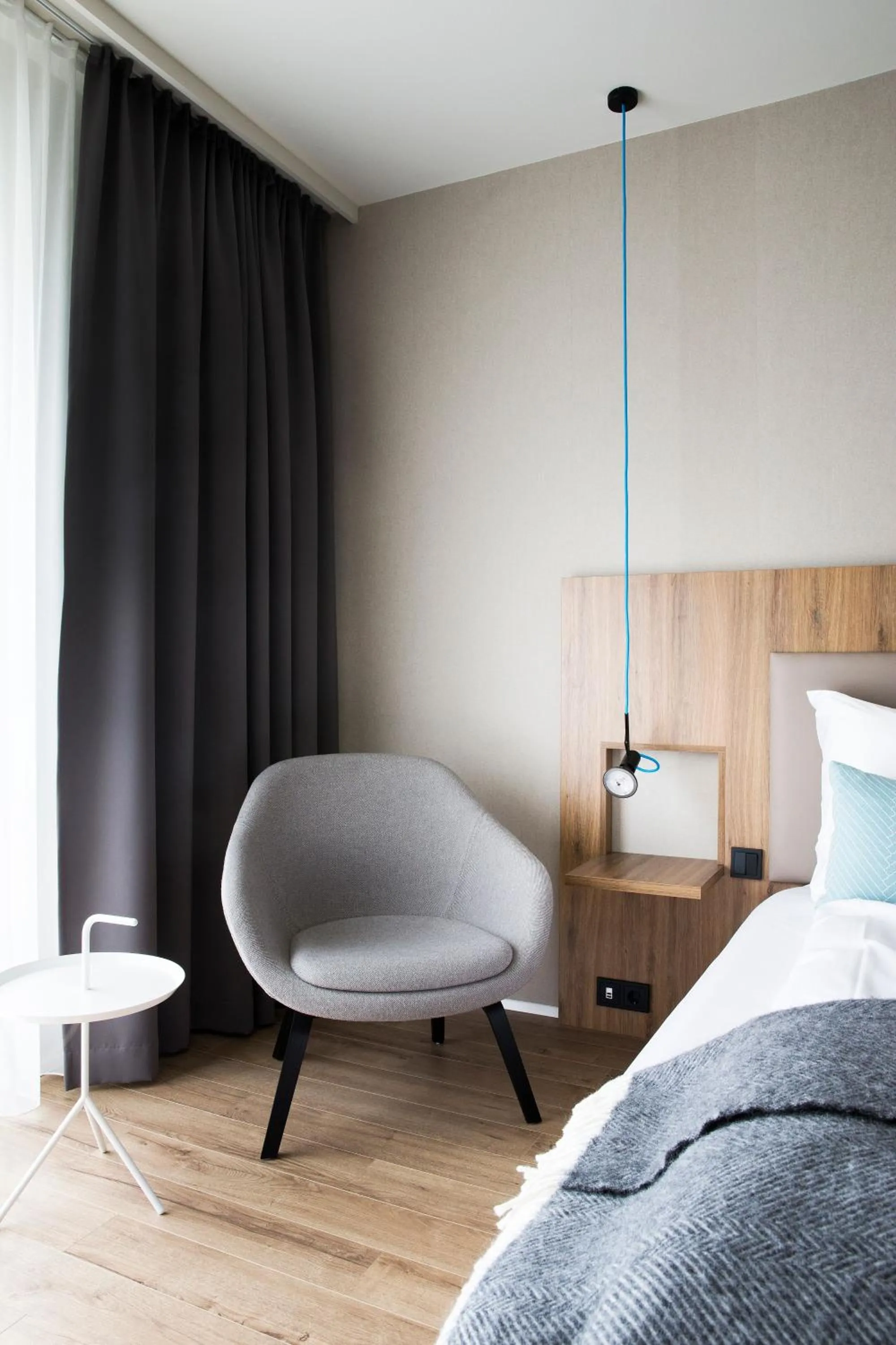 Bed in Hotel Berg by Keflavik Airport