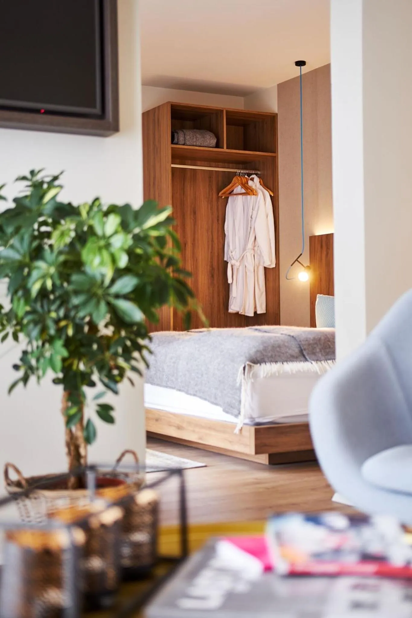 Bedroom, Bed in Hotel Berg by Keflavik Airport