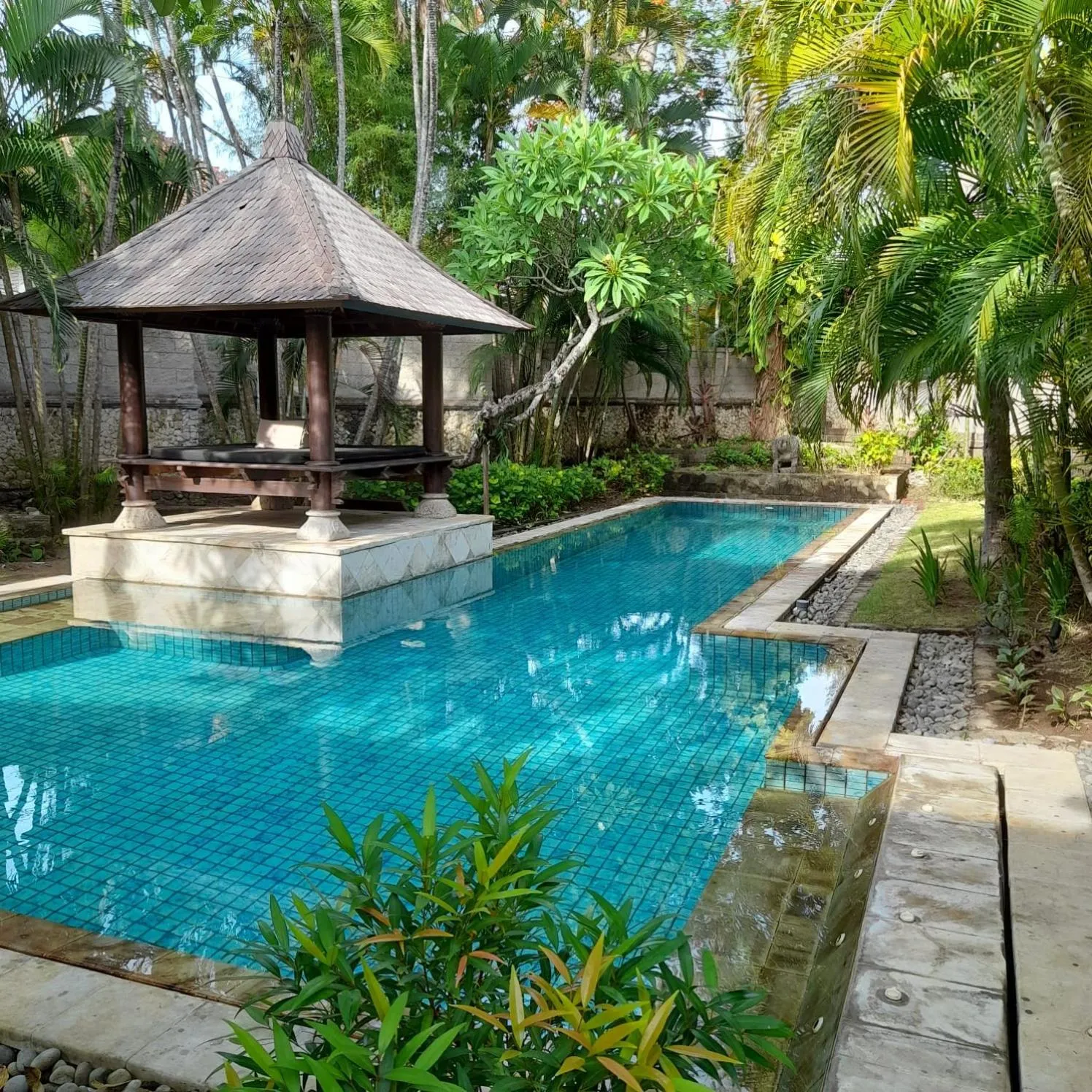 Garden view in The Royal Beach Seminyak Bali