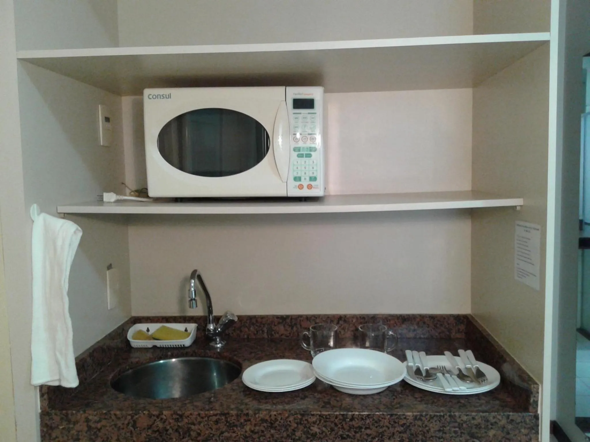 Kitchen or kitchenette in Hotel São Bento