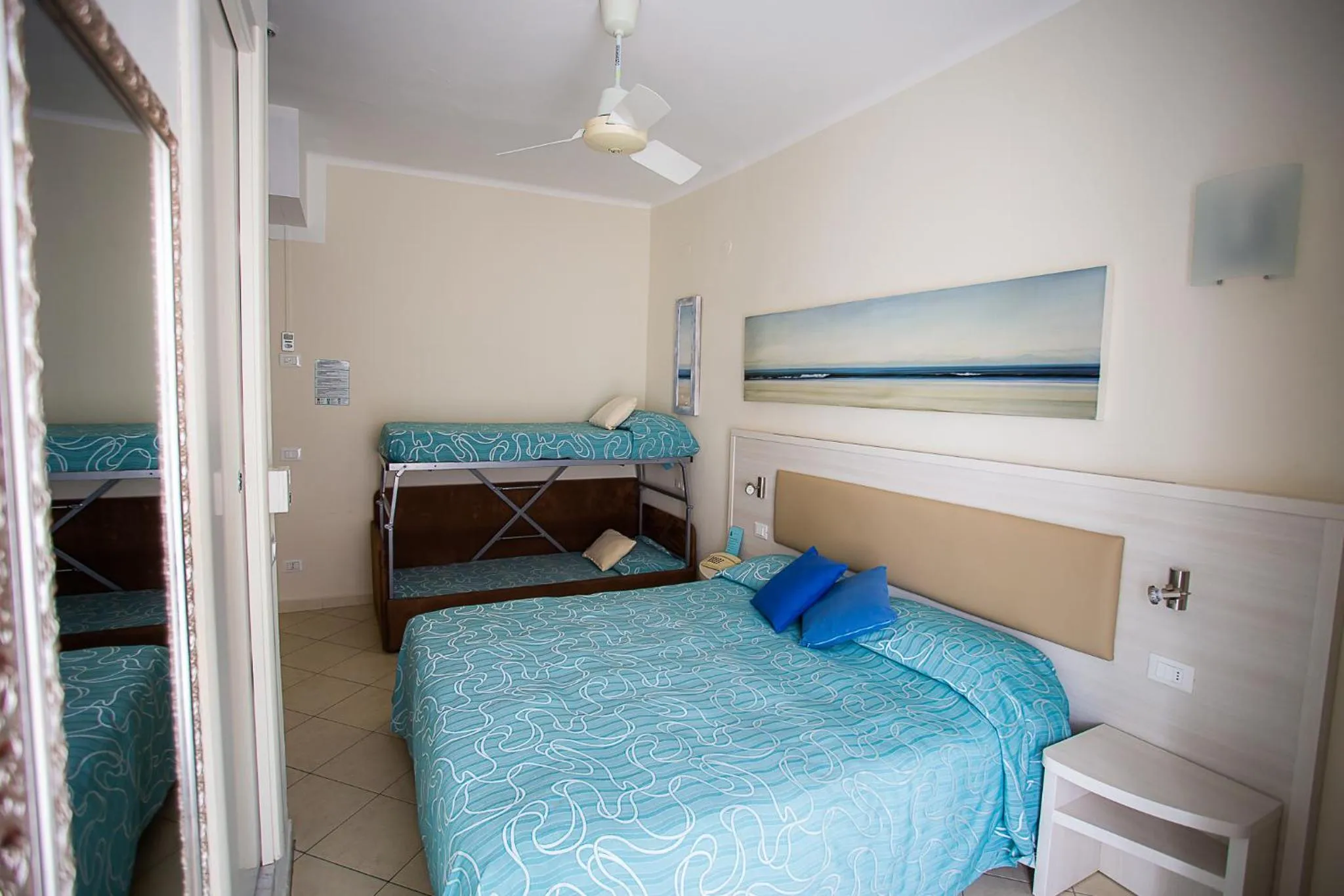 Bed in Hotel Nuovo Al Mare