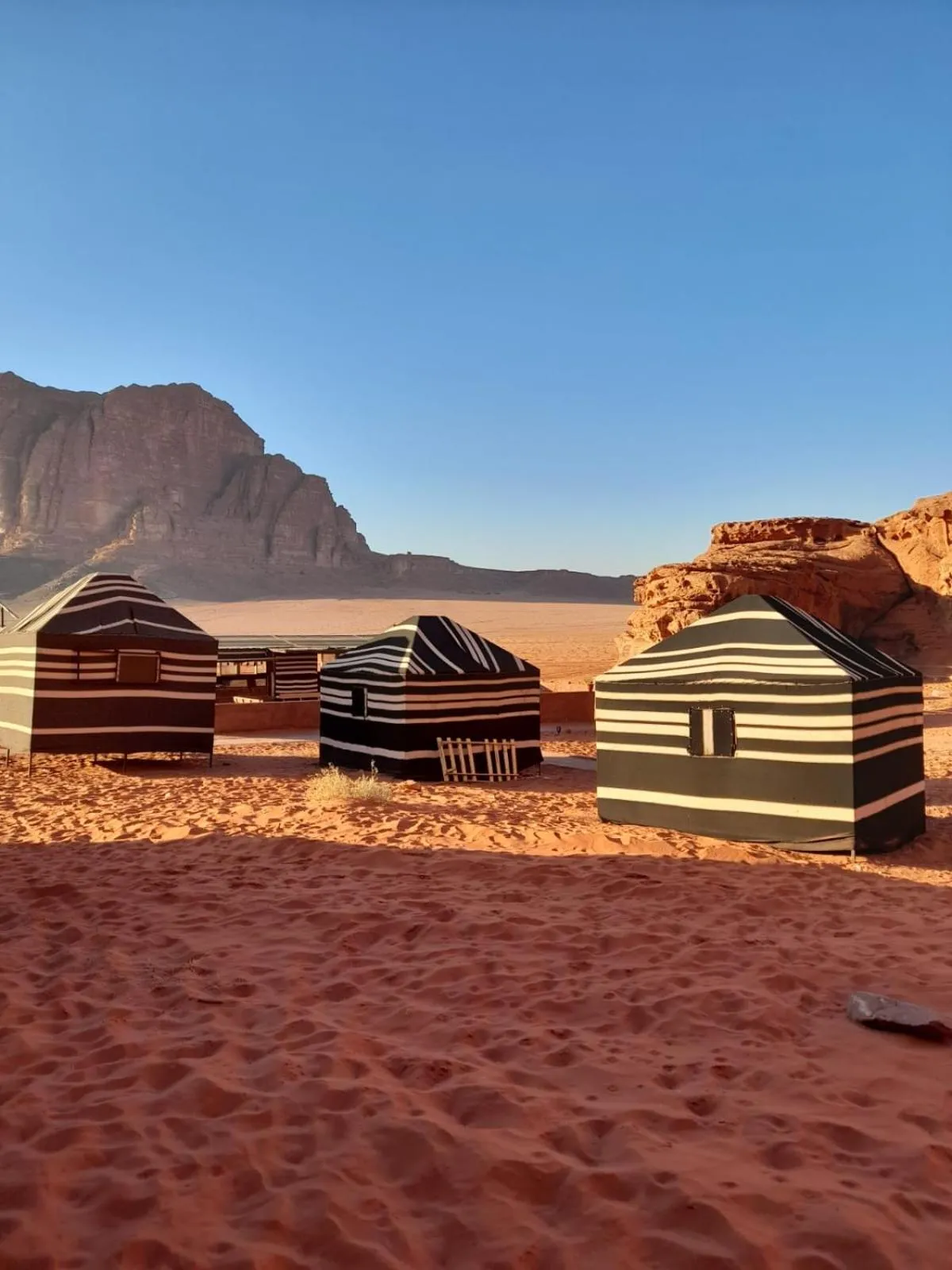 Mountain view in Desert Moon Camp