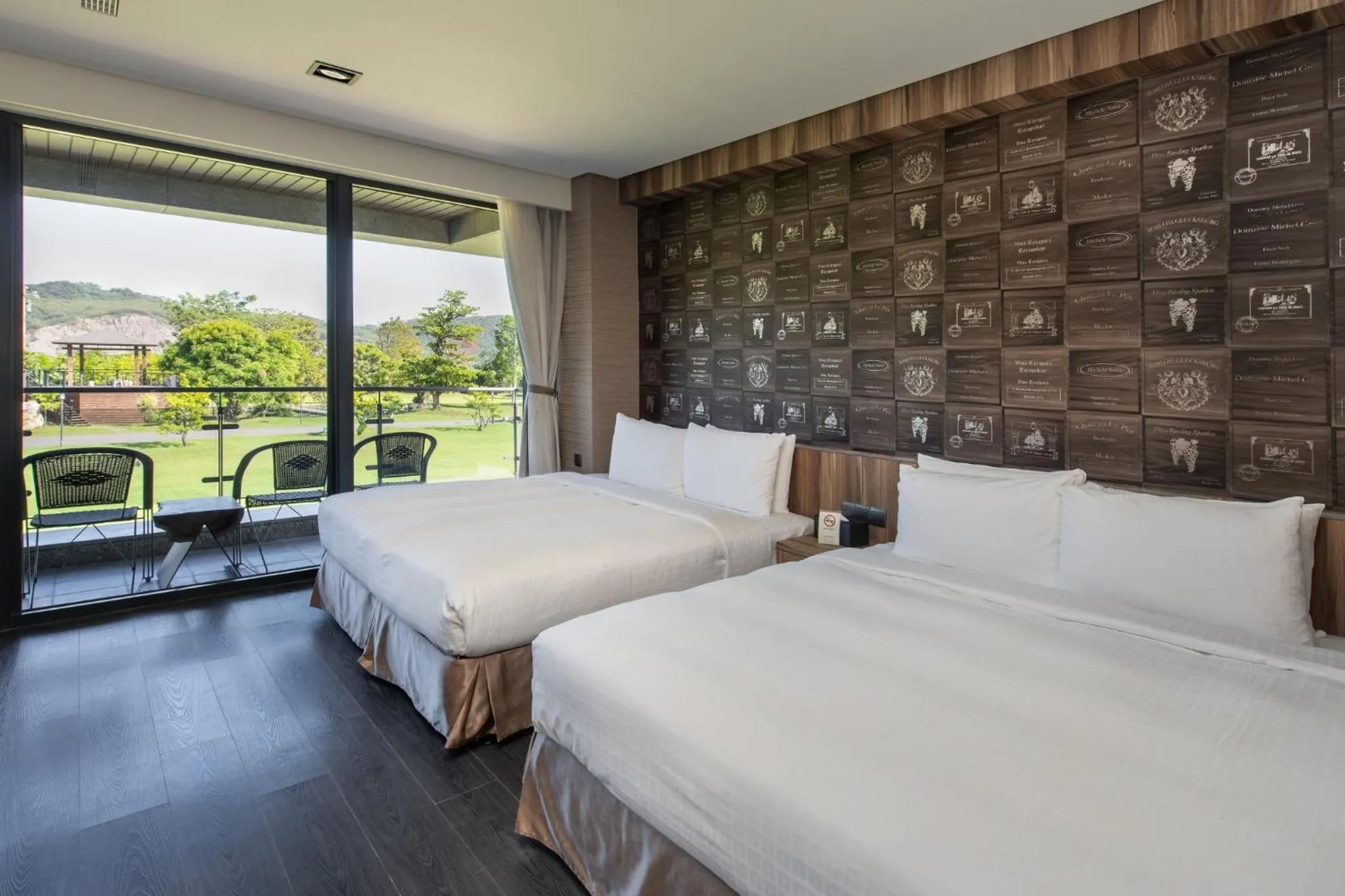 Bed in Tan Villa