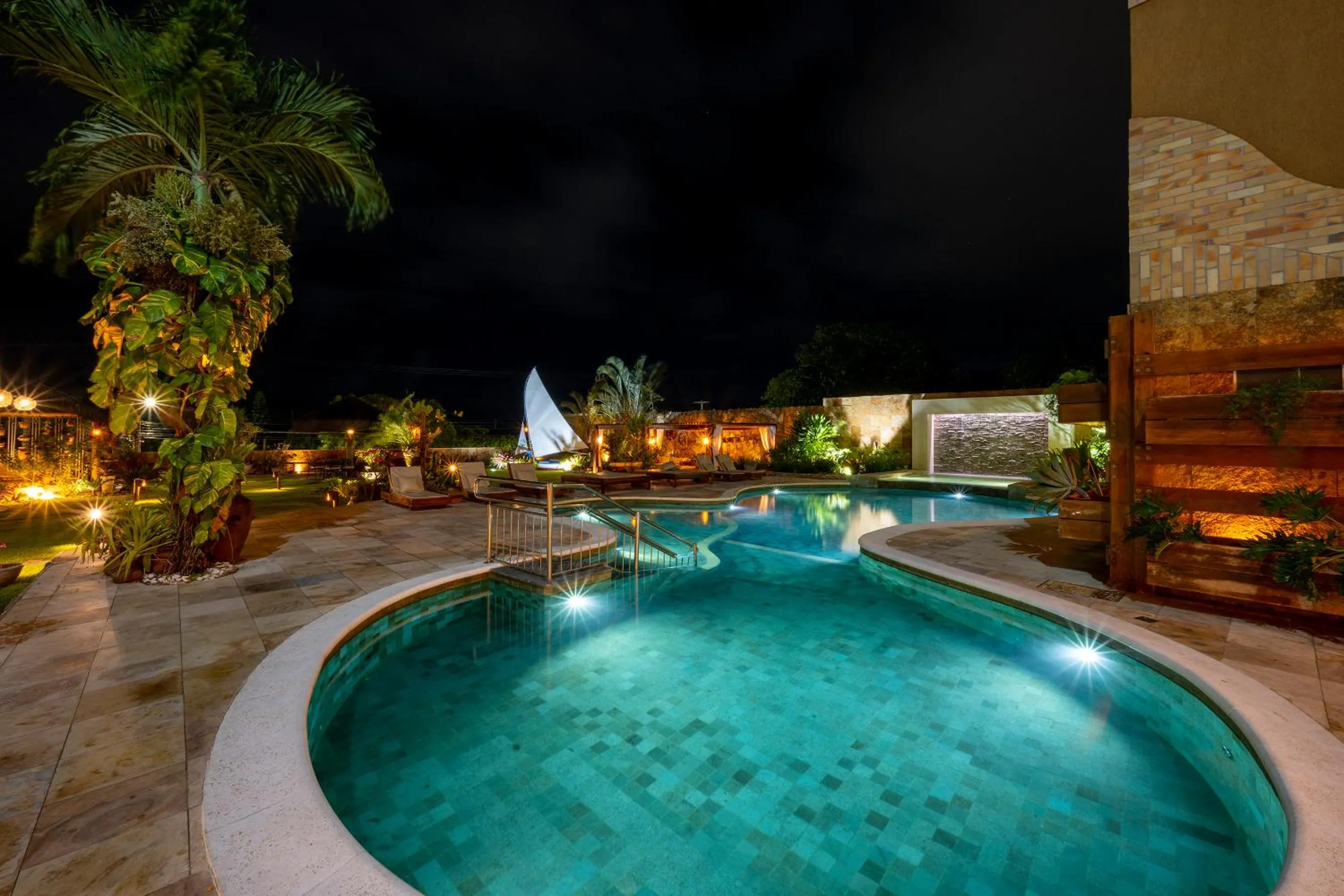 Pool view in Natal Dunnas Hotel