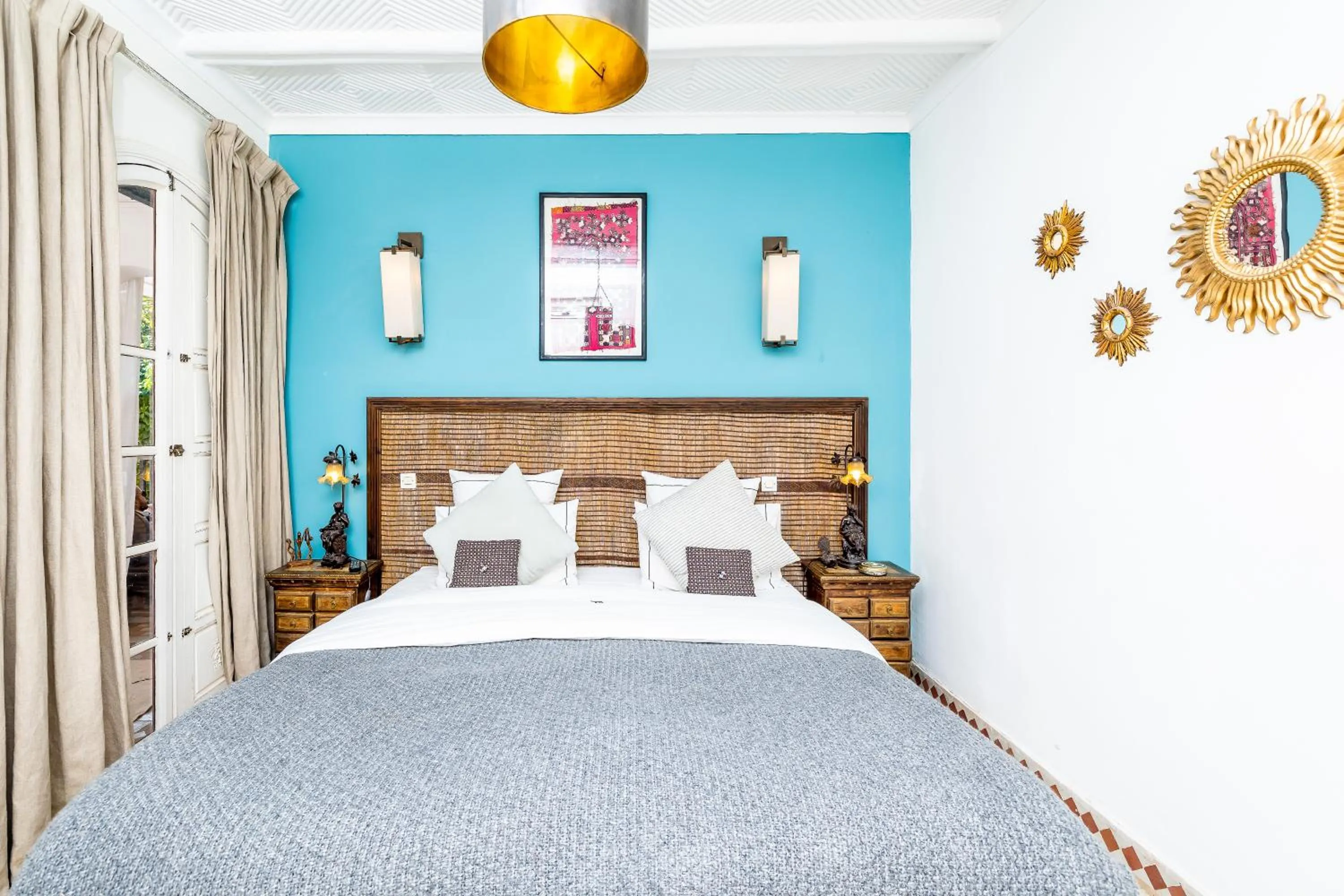 Bedroom, Bed in Indian Palace