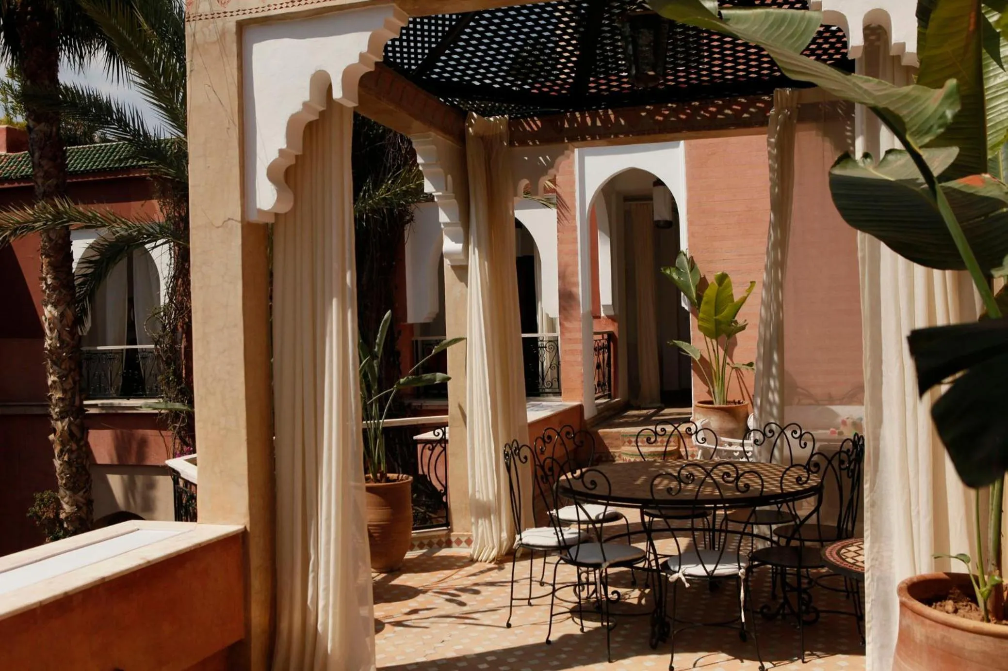 Dining area in Indian Palace