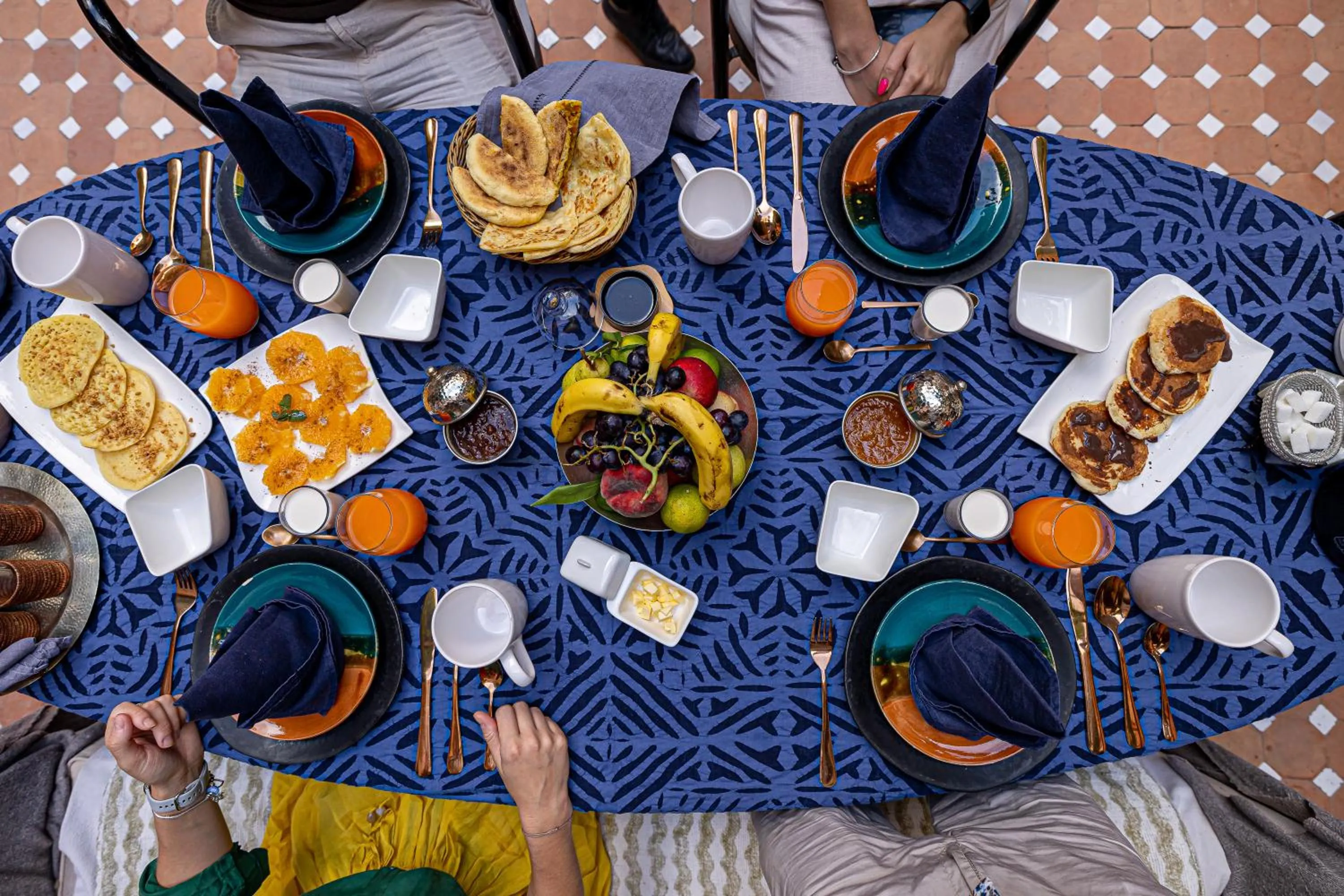 Breakfast in Indian Palace