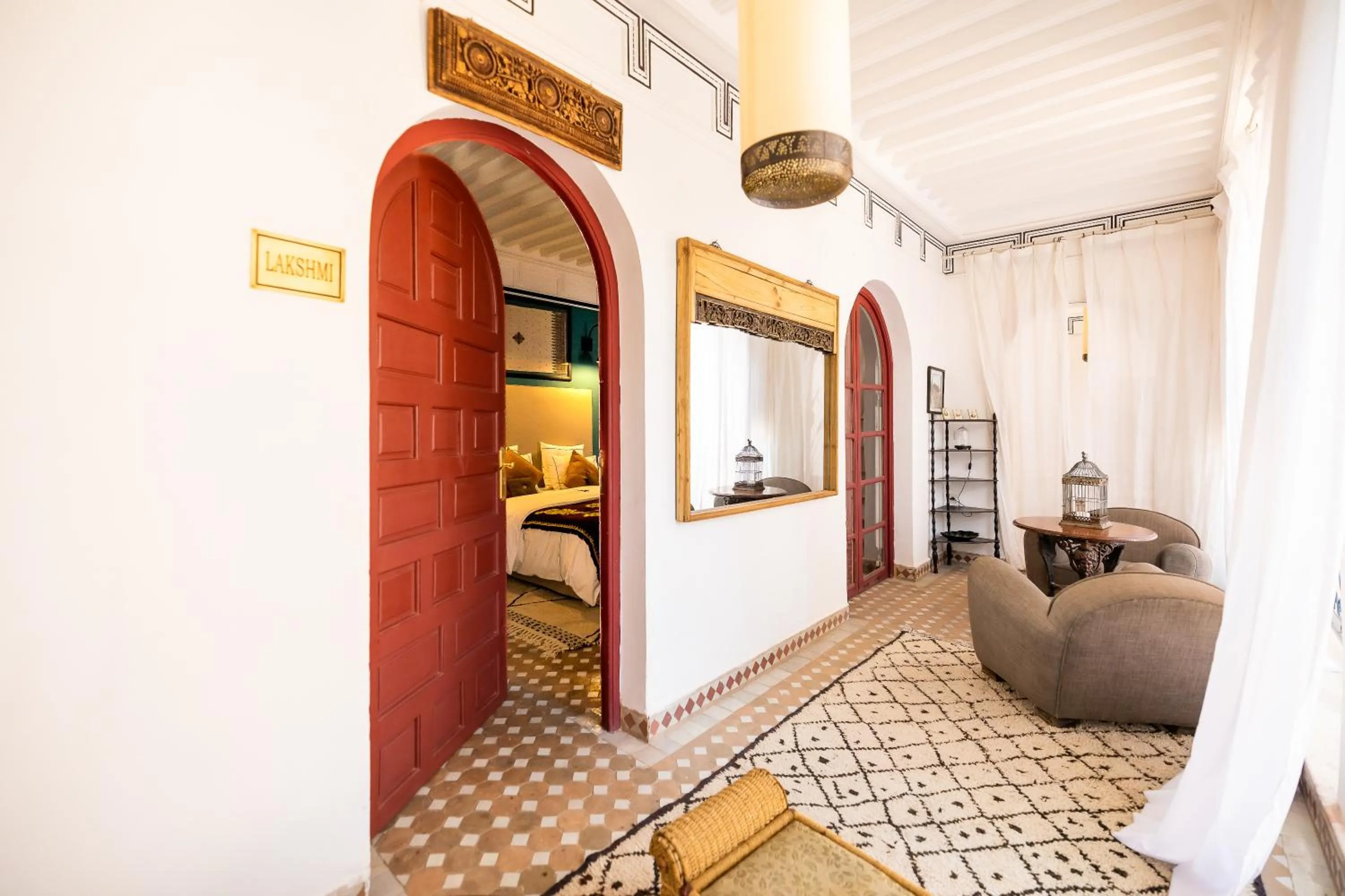 Balcony/Terrace, Bed in Indian Palace
