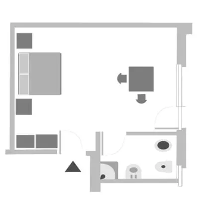 Floor plan in Aparthotel Carinzia