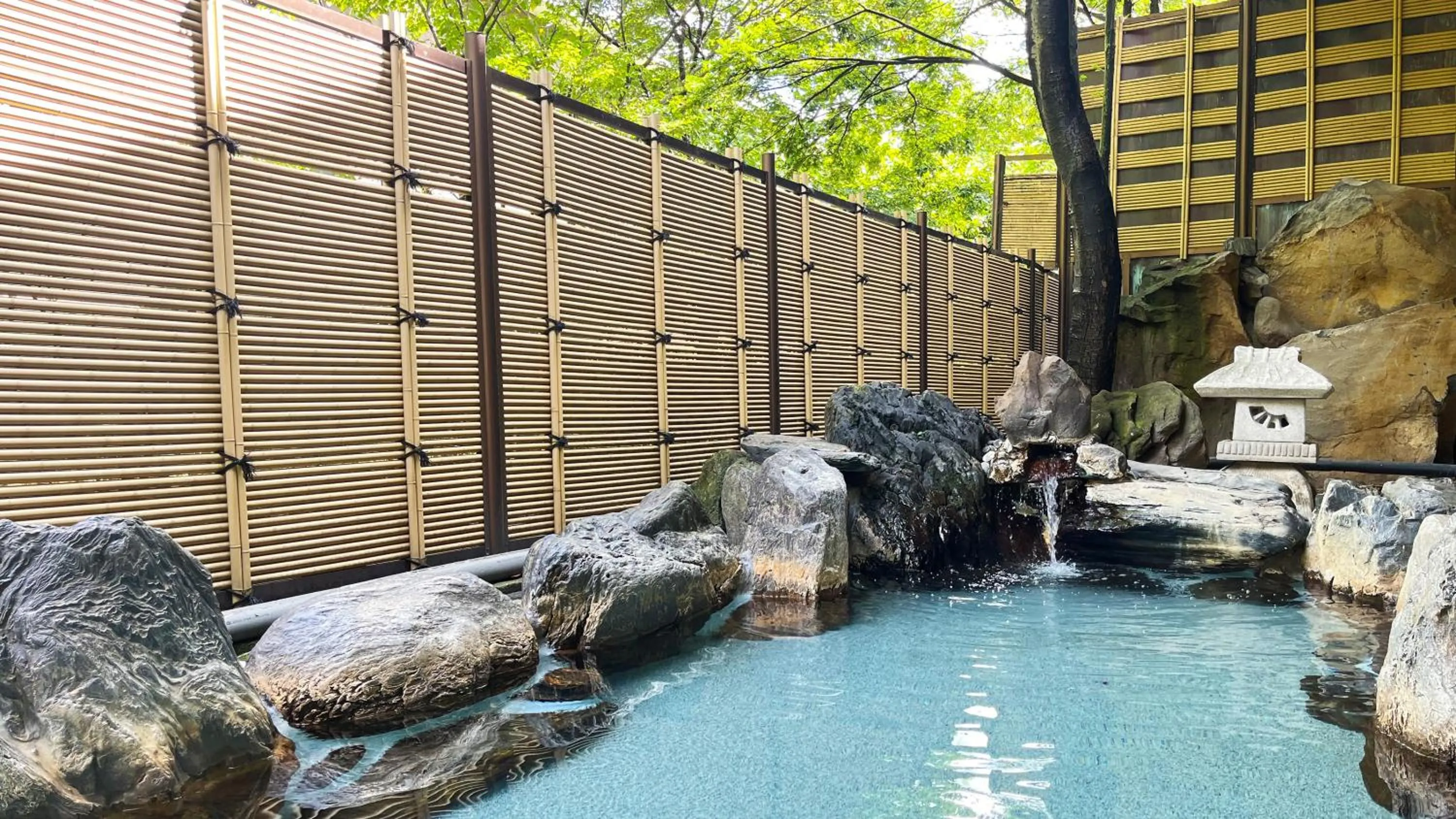 Open Air Bath in Kinugawa Royal Hotel