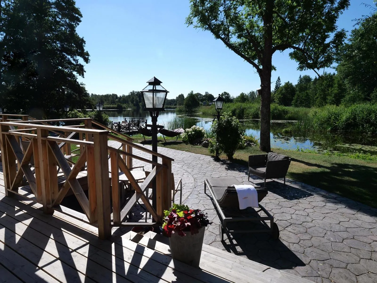 Lake view in Dufweholms Herrgård