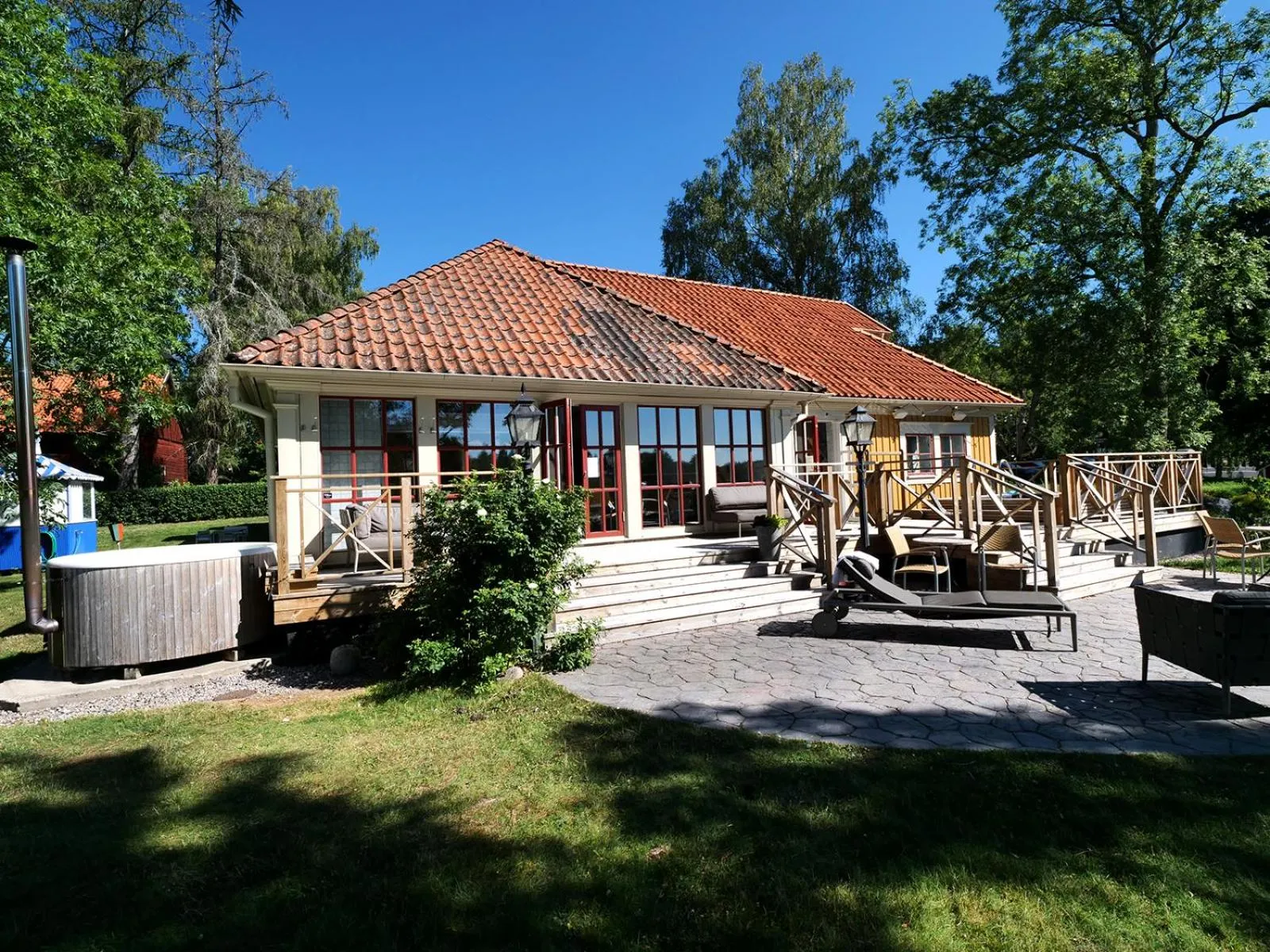 Sauna in Dufweholms Herrgård