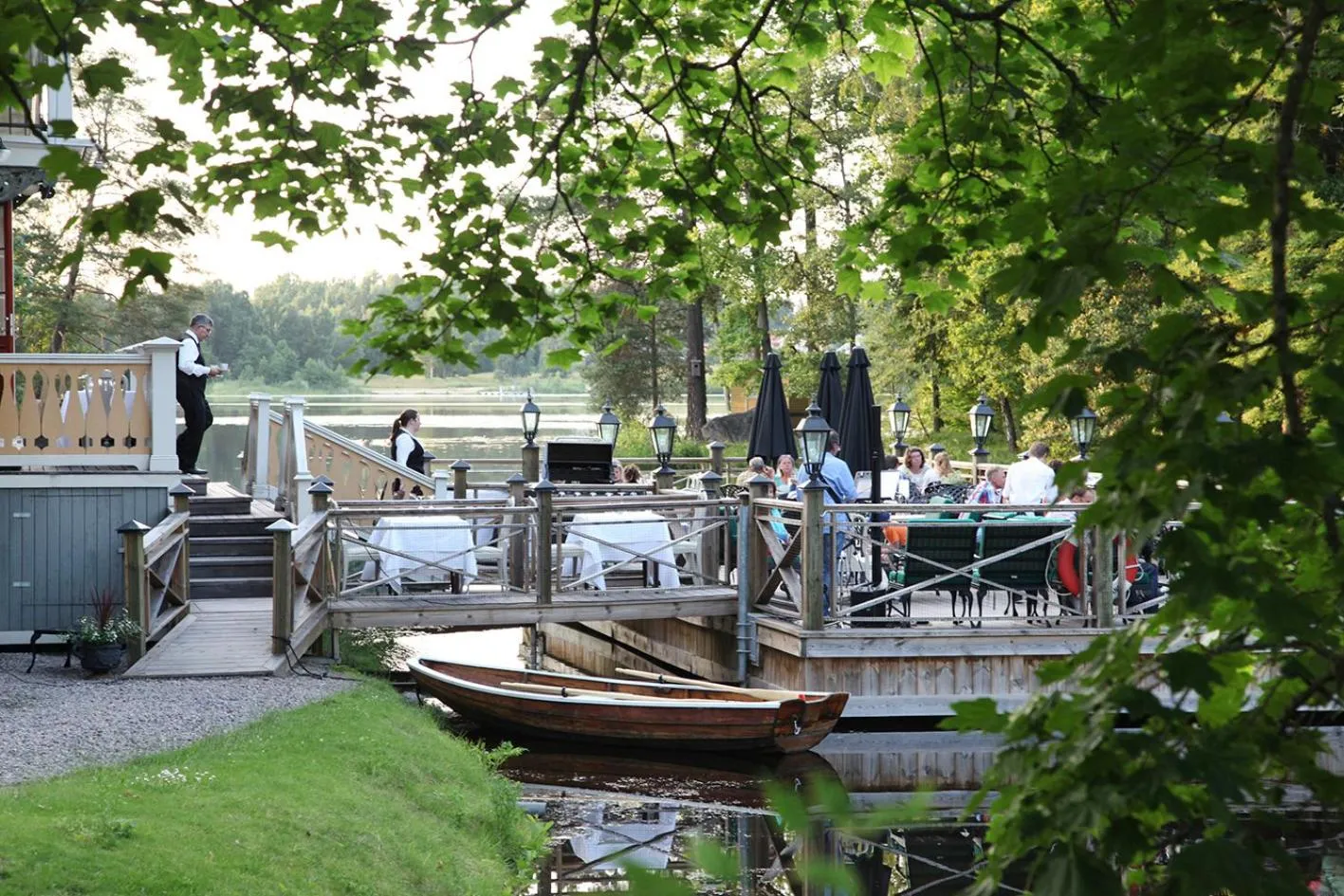 Patio in Dufweholms Herrgård