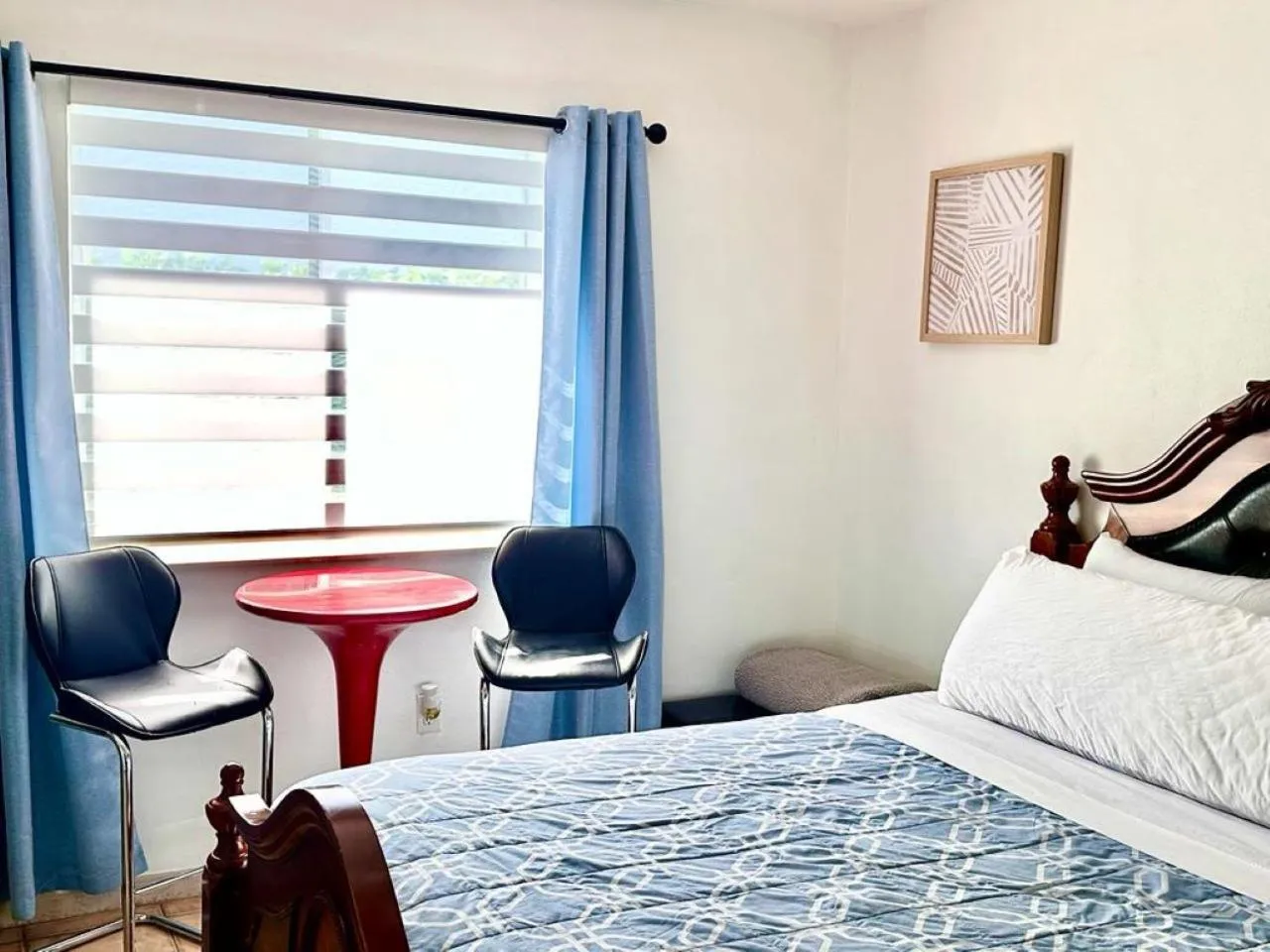 Bed in Blue House Miami