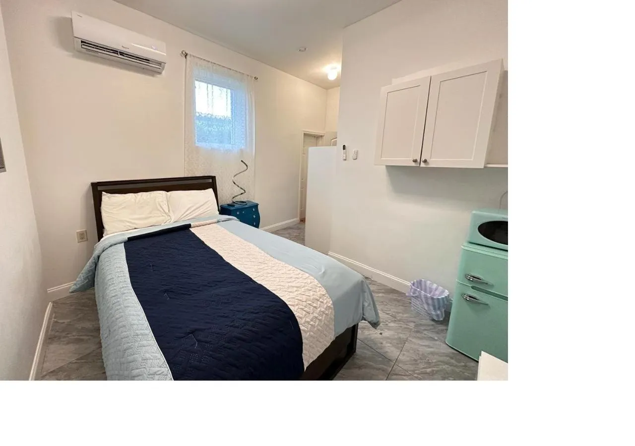 Bedroom, Bed in Blue House Miami