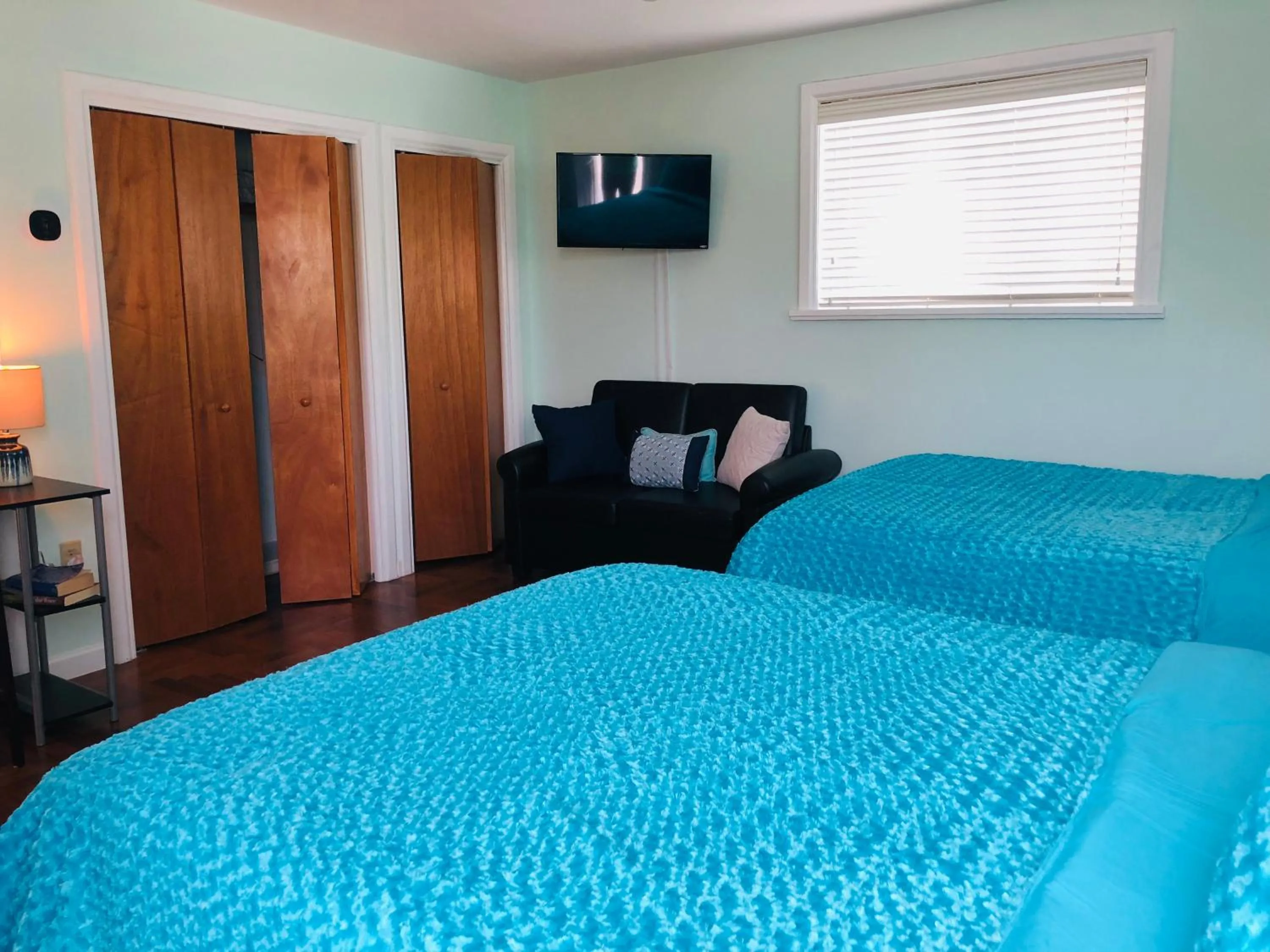 Bedroom, Bed in Blue House Miami