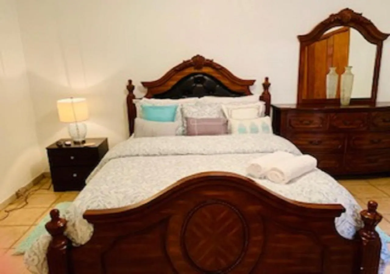 Bed in Blue House Miami