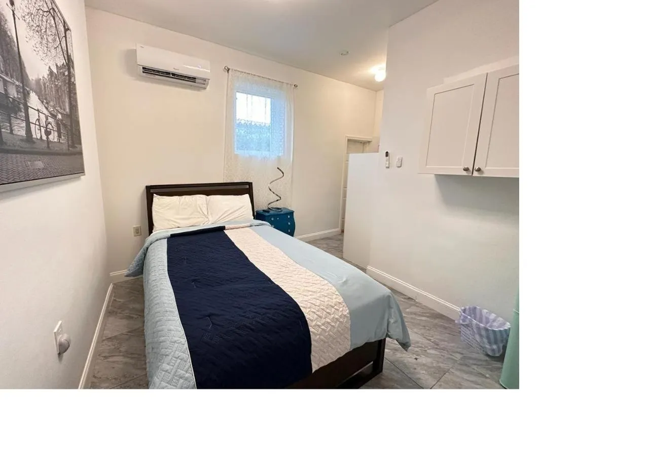 Bedroom, Bed in Blue House Miami