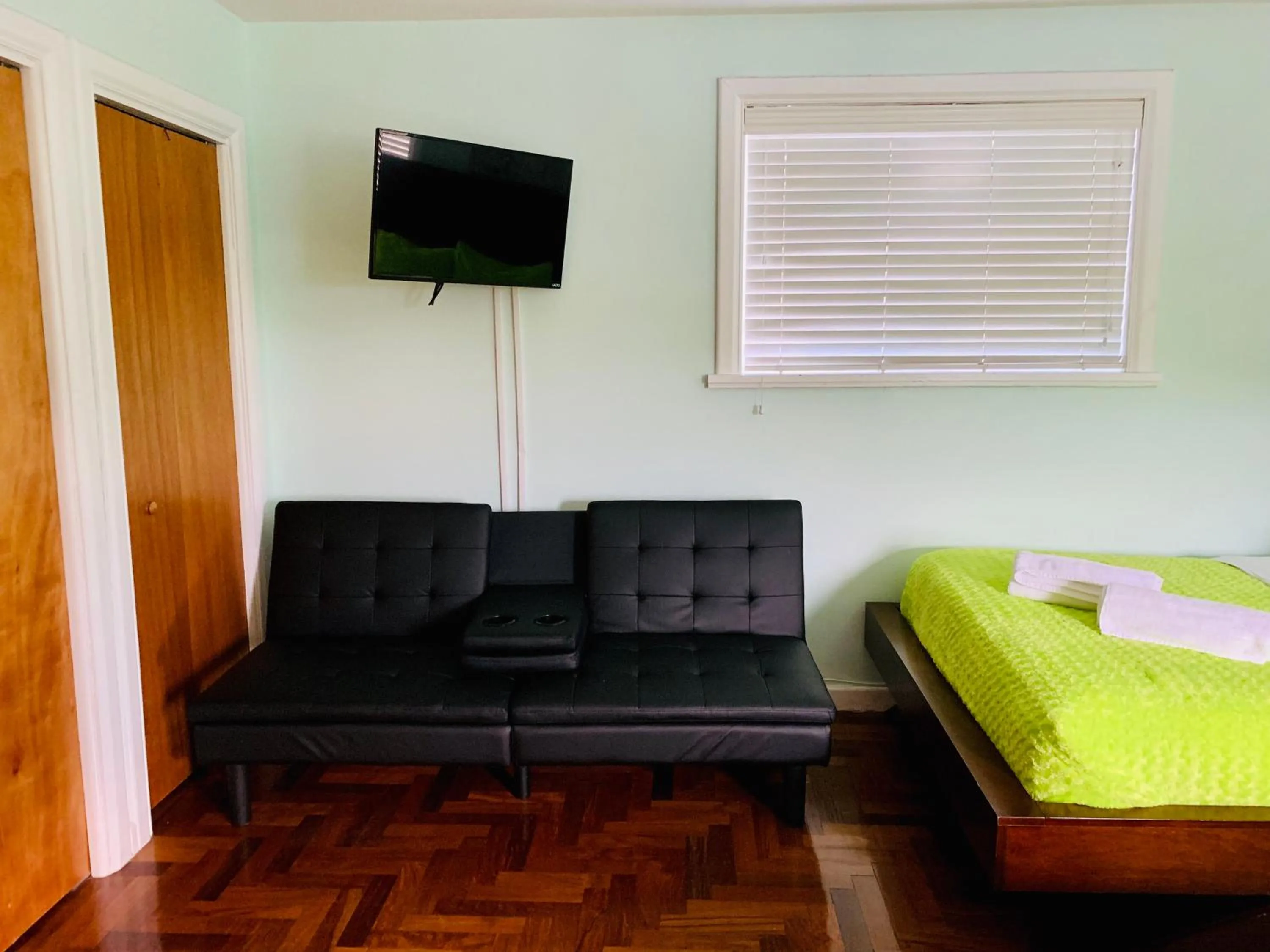 Bed in Blue House Miami