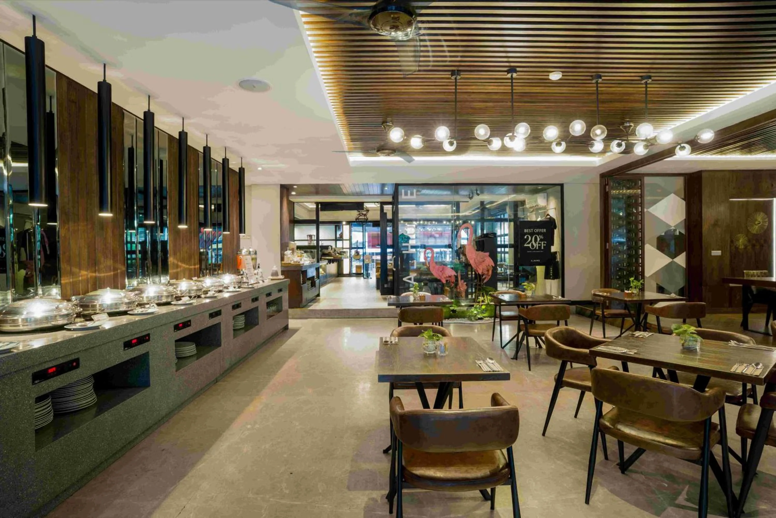 Restaurant/places to eat in The Vira Bali Boutique Hotel & Suite