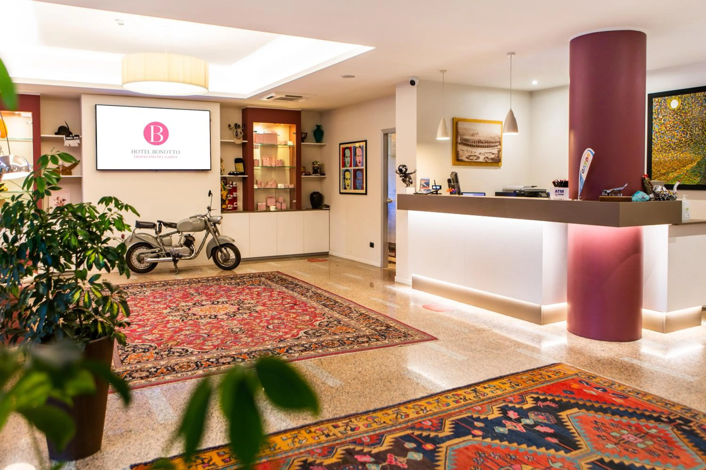 Lobby or reception in Hotel Bonotto