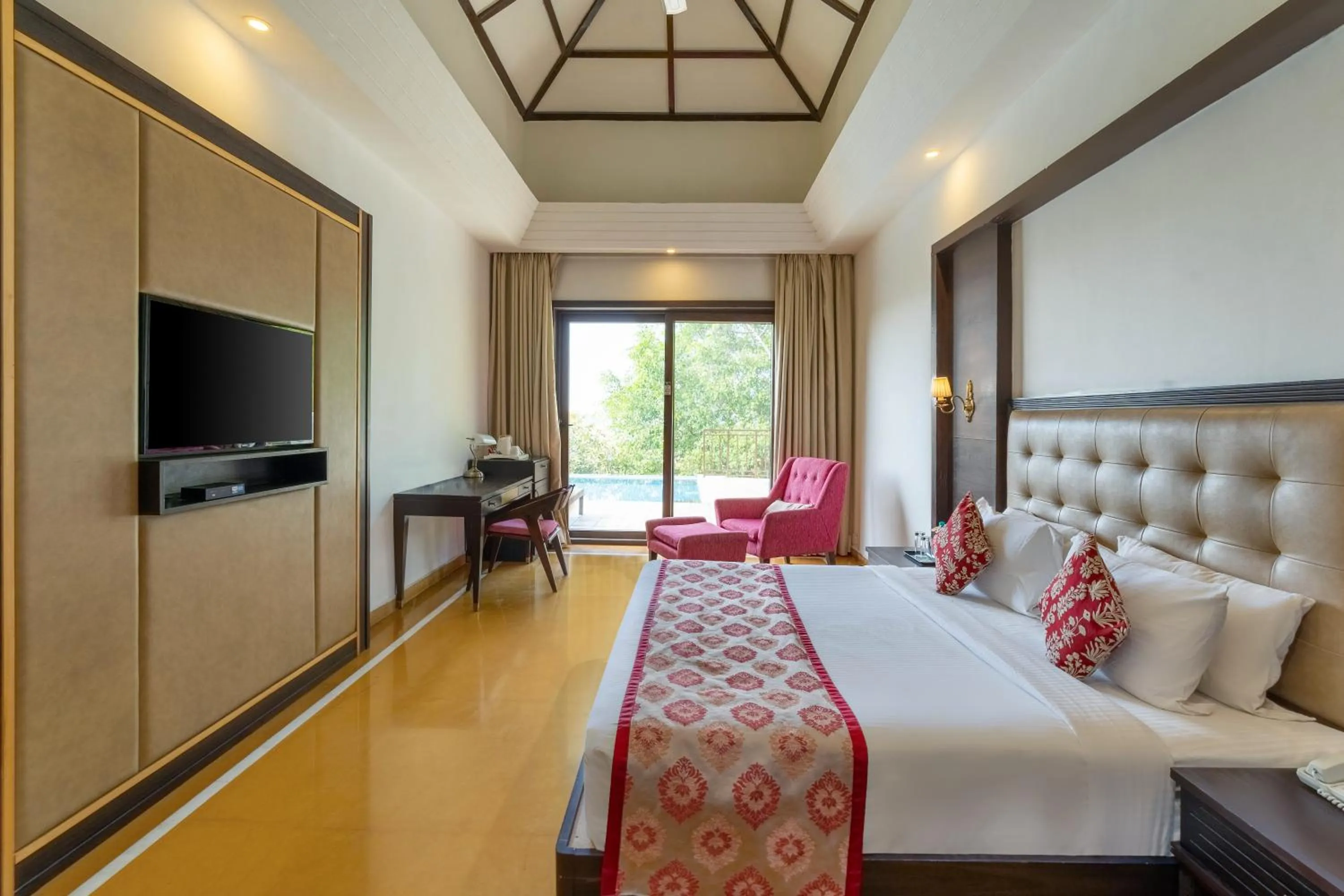 Photo of the whole room, Bed in Mahua Bagh Resort Kumbhalgarh