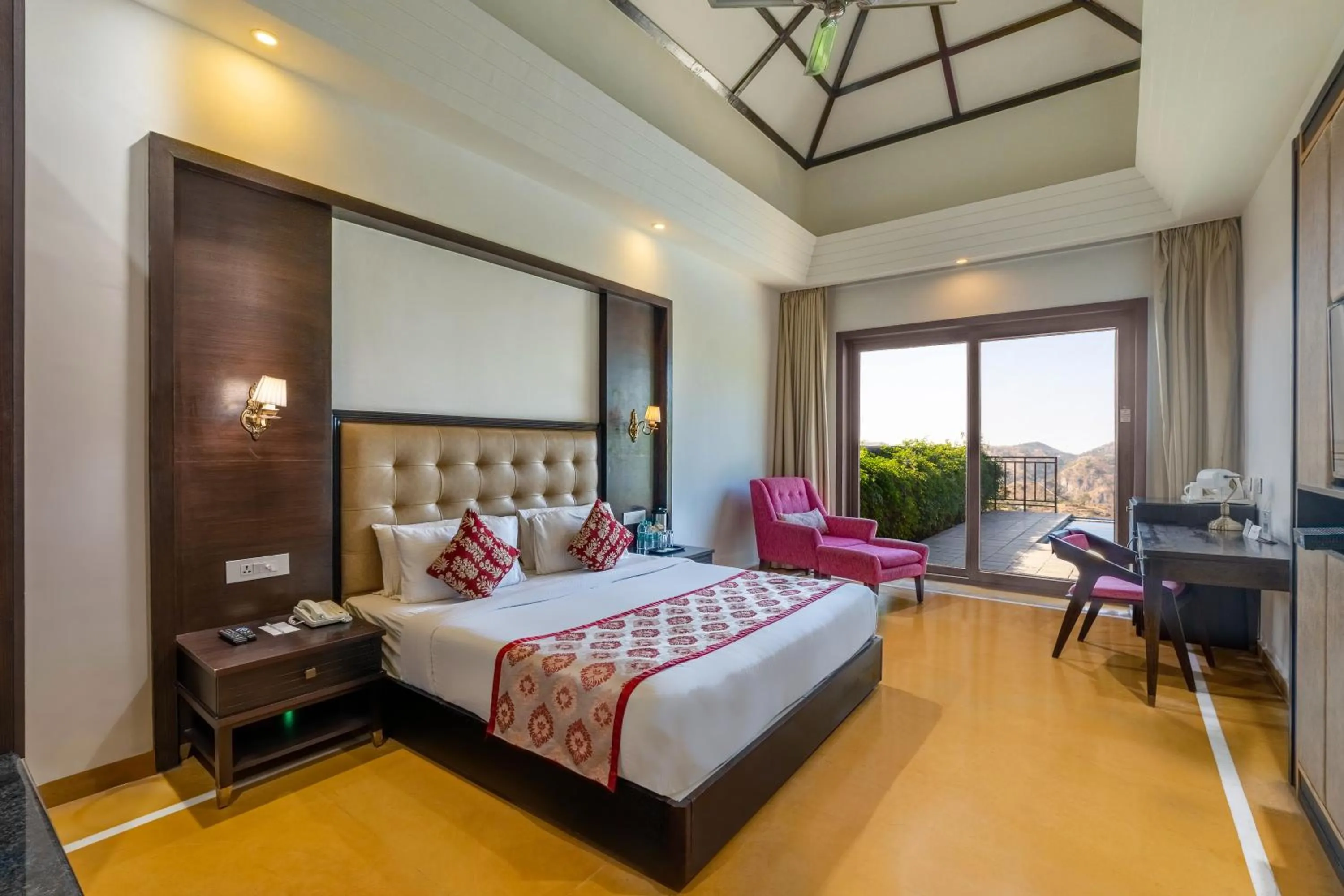 Photo of the whole room, Bed in Mahua Bagh Resort Kumbhalgarh