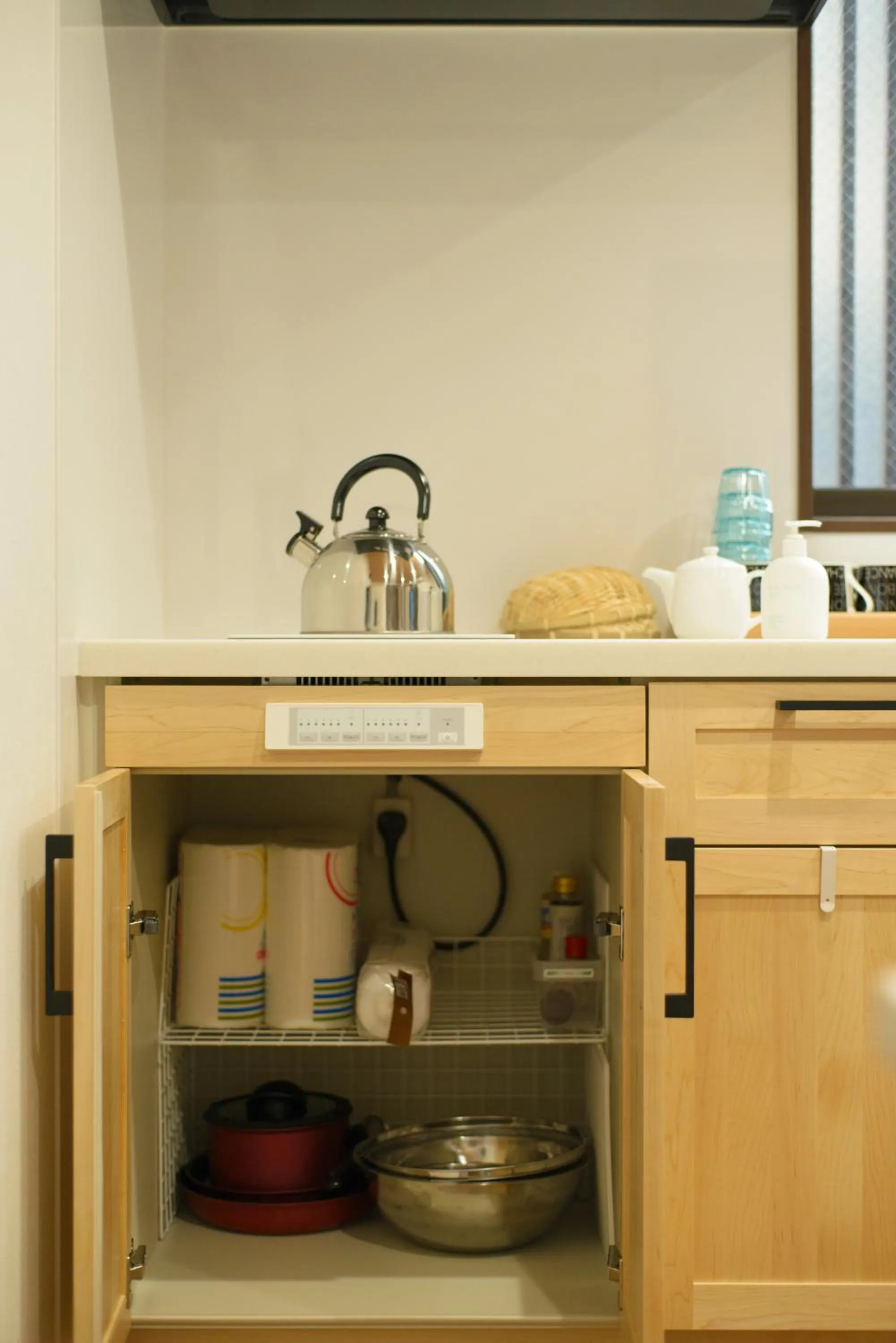 Communal kitchen in Guesthouse Kintoto