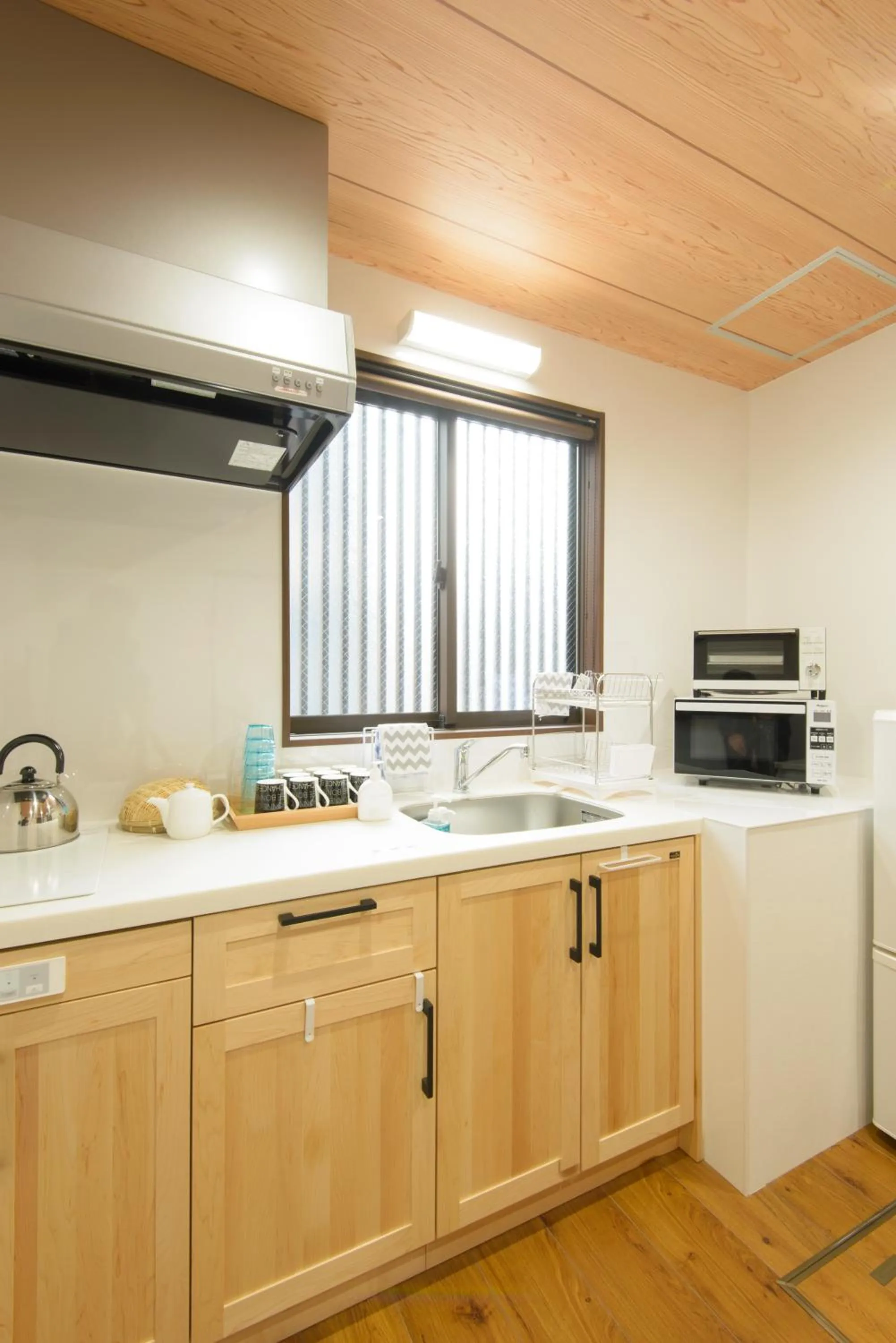 Kitchen or kitchenette in Guesthouse Kintoto