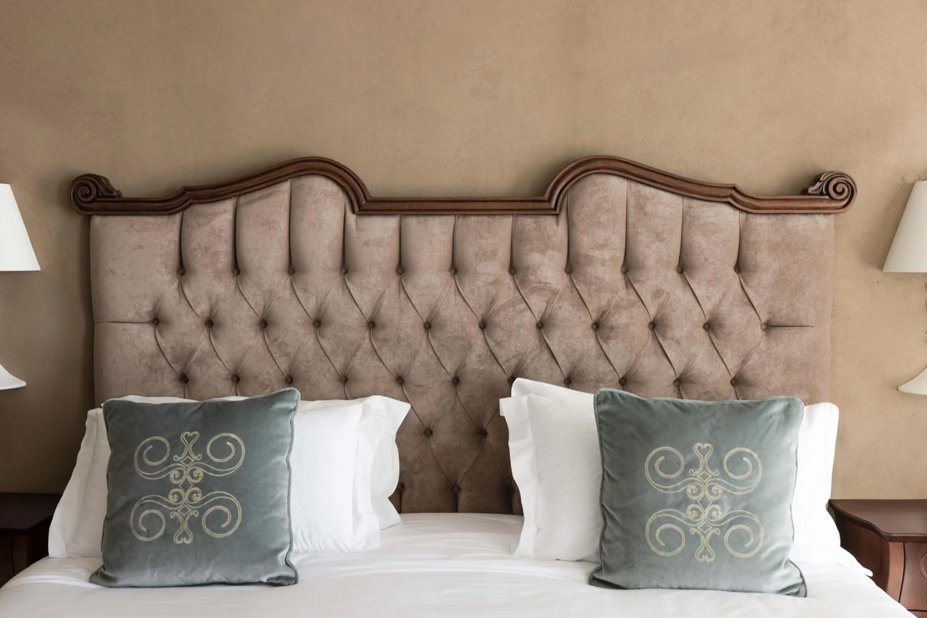 Bed in Grand Hotel Fasano