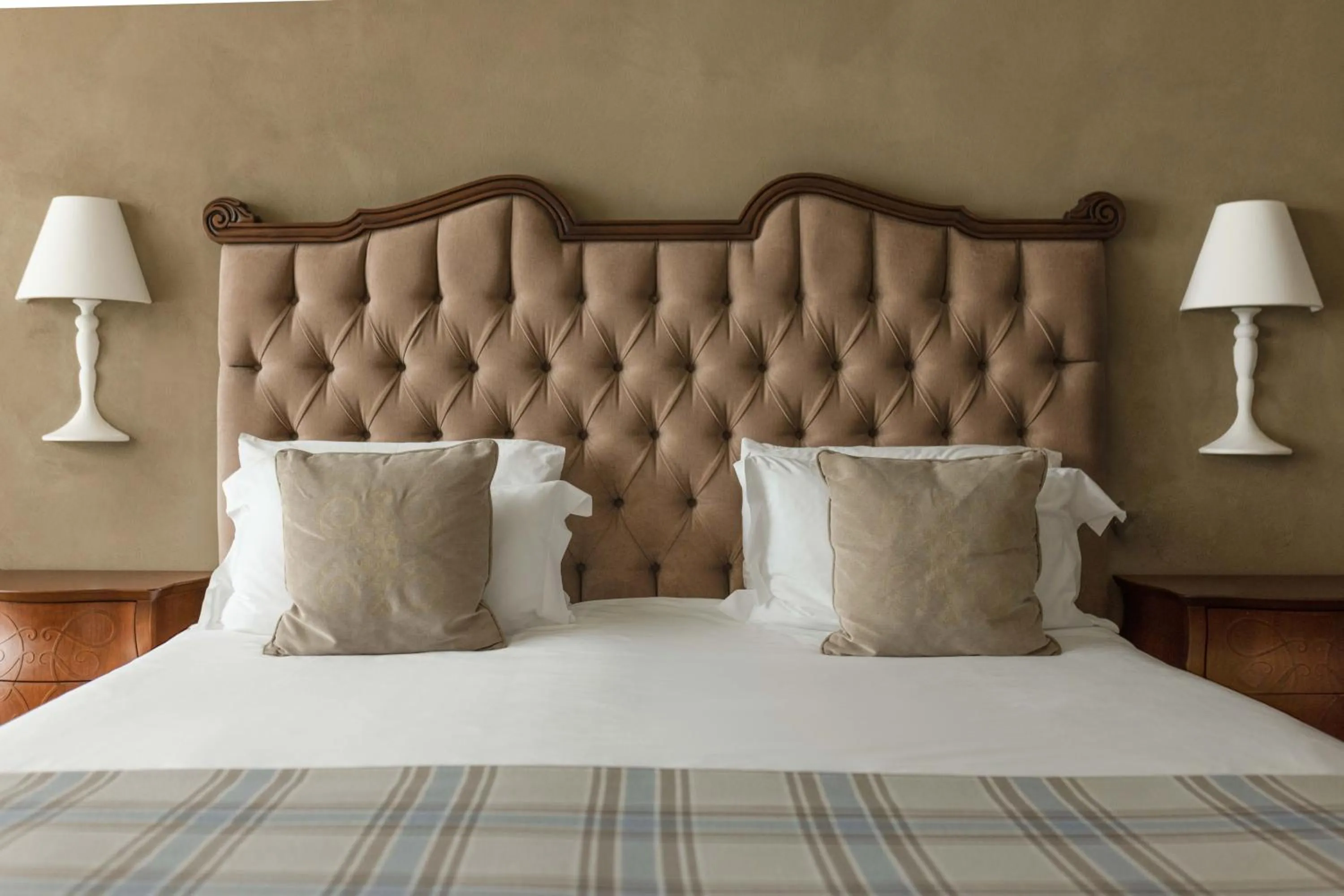 Bed in Grand Hotel Fasano