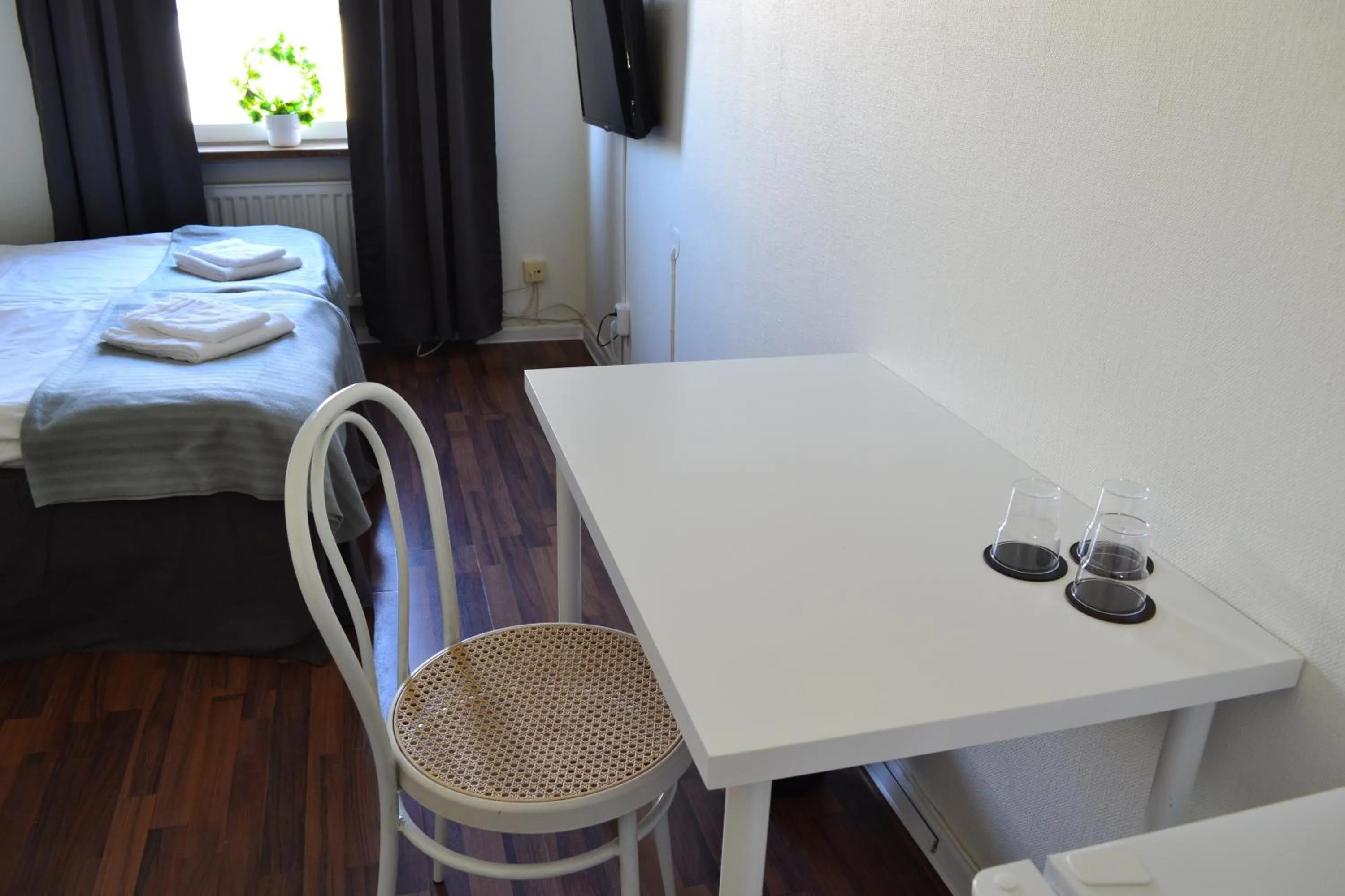 Bed in Hotell Skinnargården