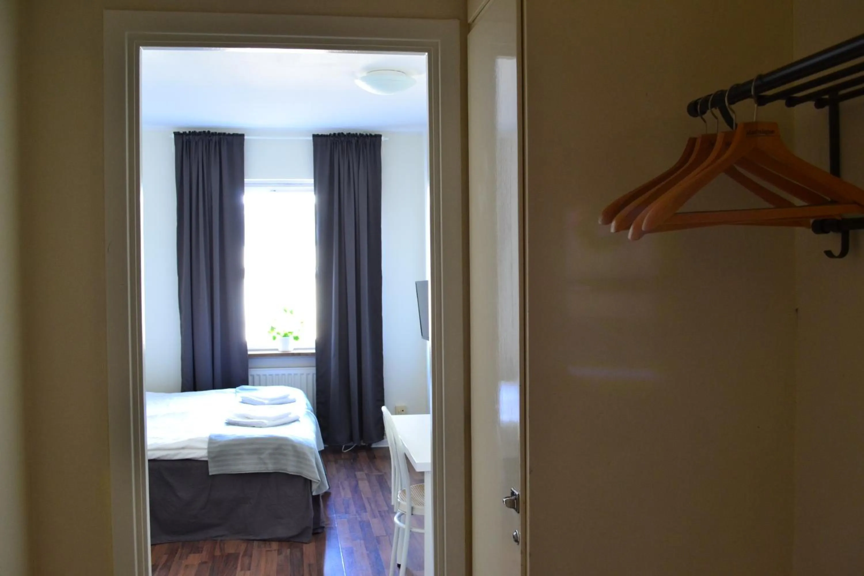 Bed in Hotell Skinnargården