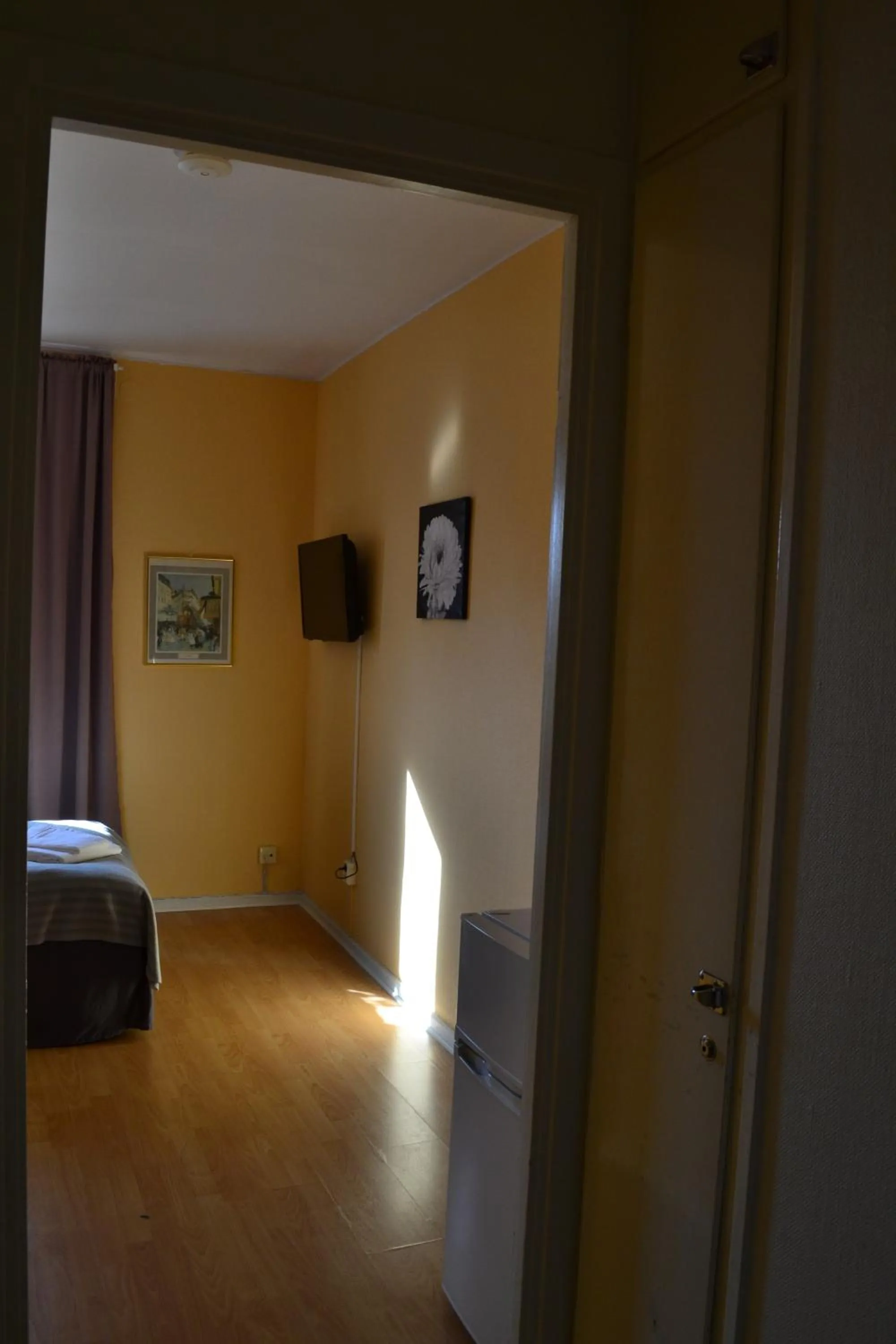 Bed in Hotell Skinnargården