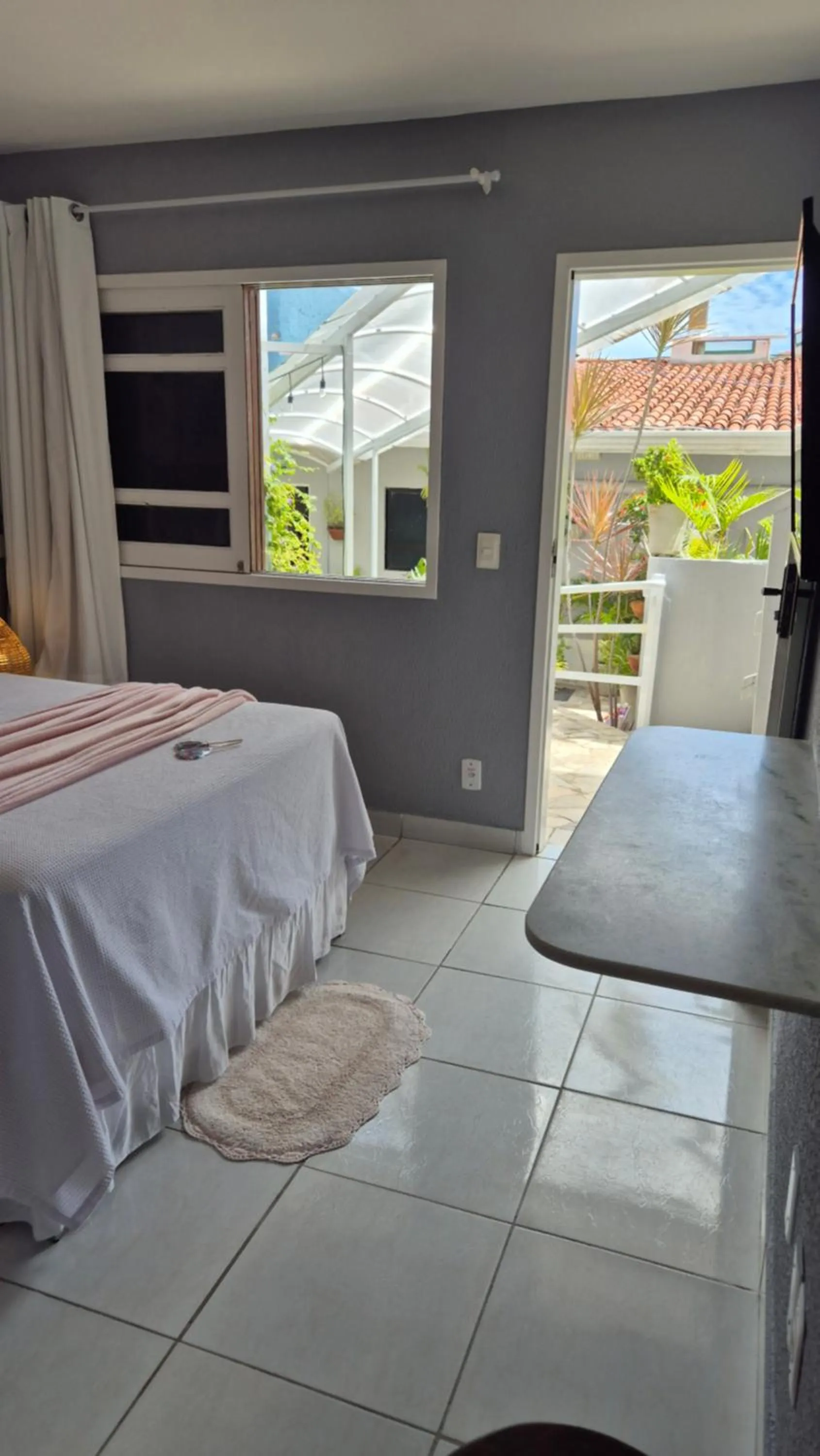 View (from property/room), Bed in Pousada America do Sol