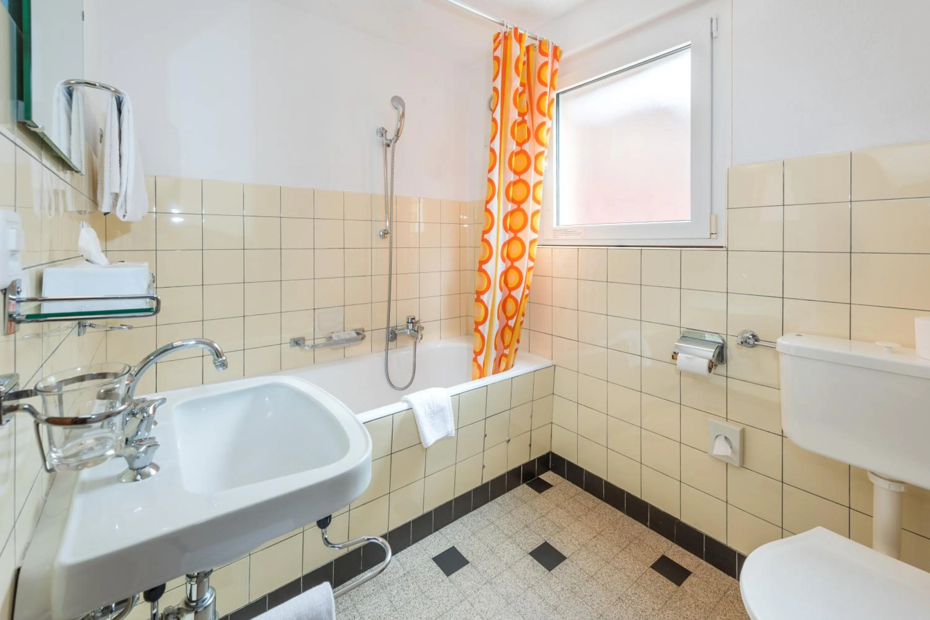 Shower in Hotel Rhodania