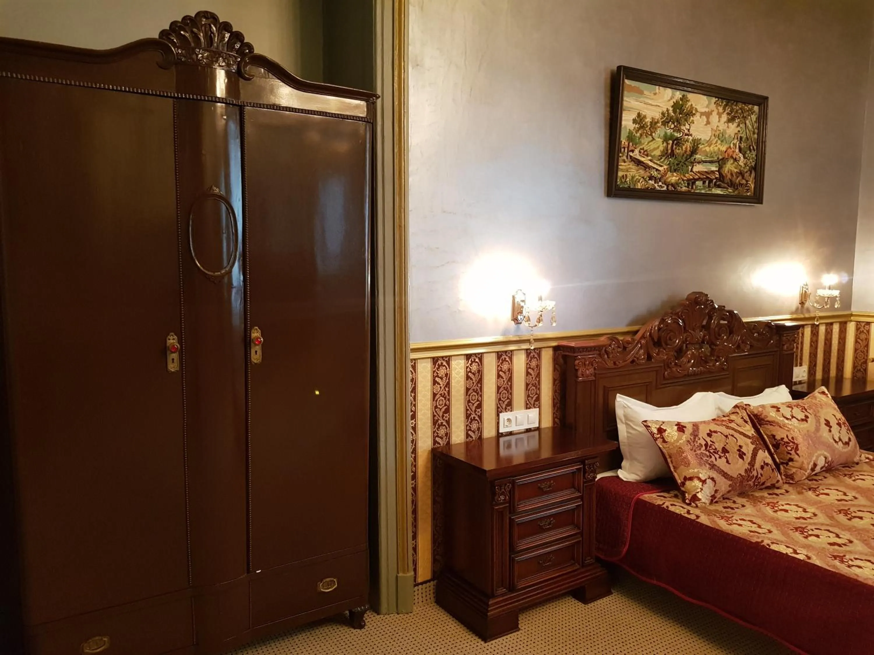 Bed in NF Palace Old City Bucharest