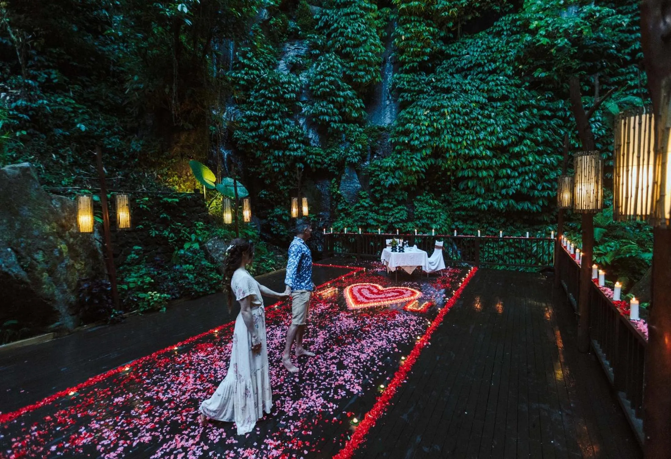 Dinner in Nandini Jungle by Hanging Gardens