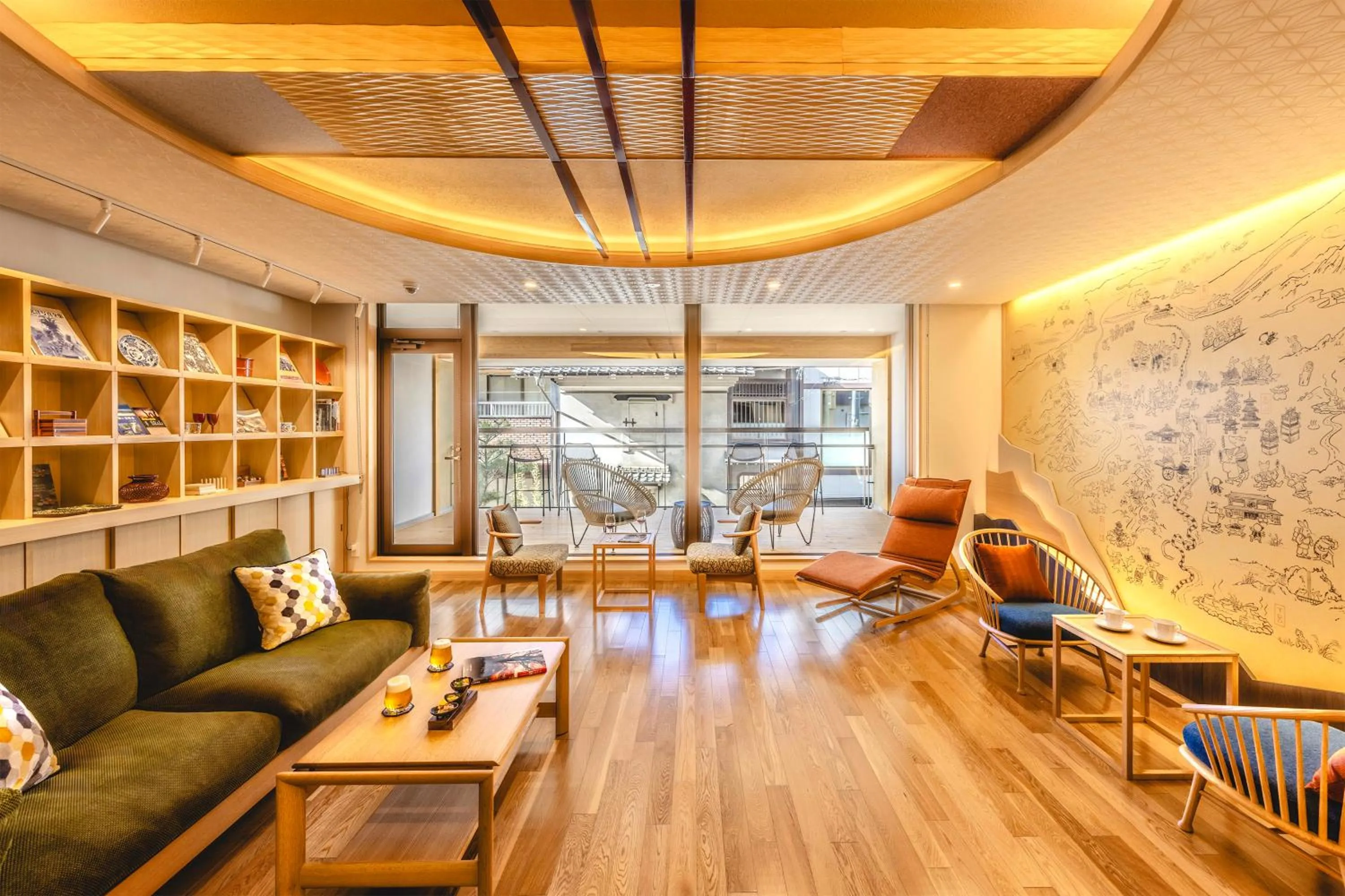 Lounge or bar in Machiyado ICHIRYU