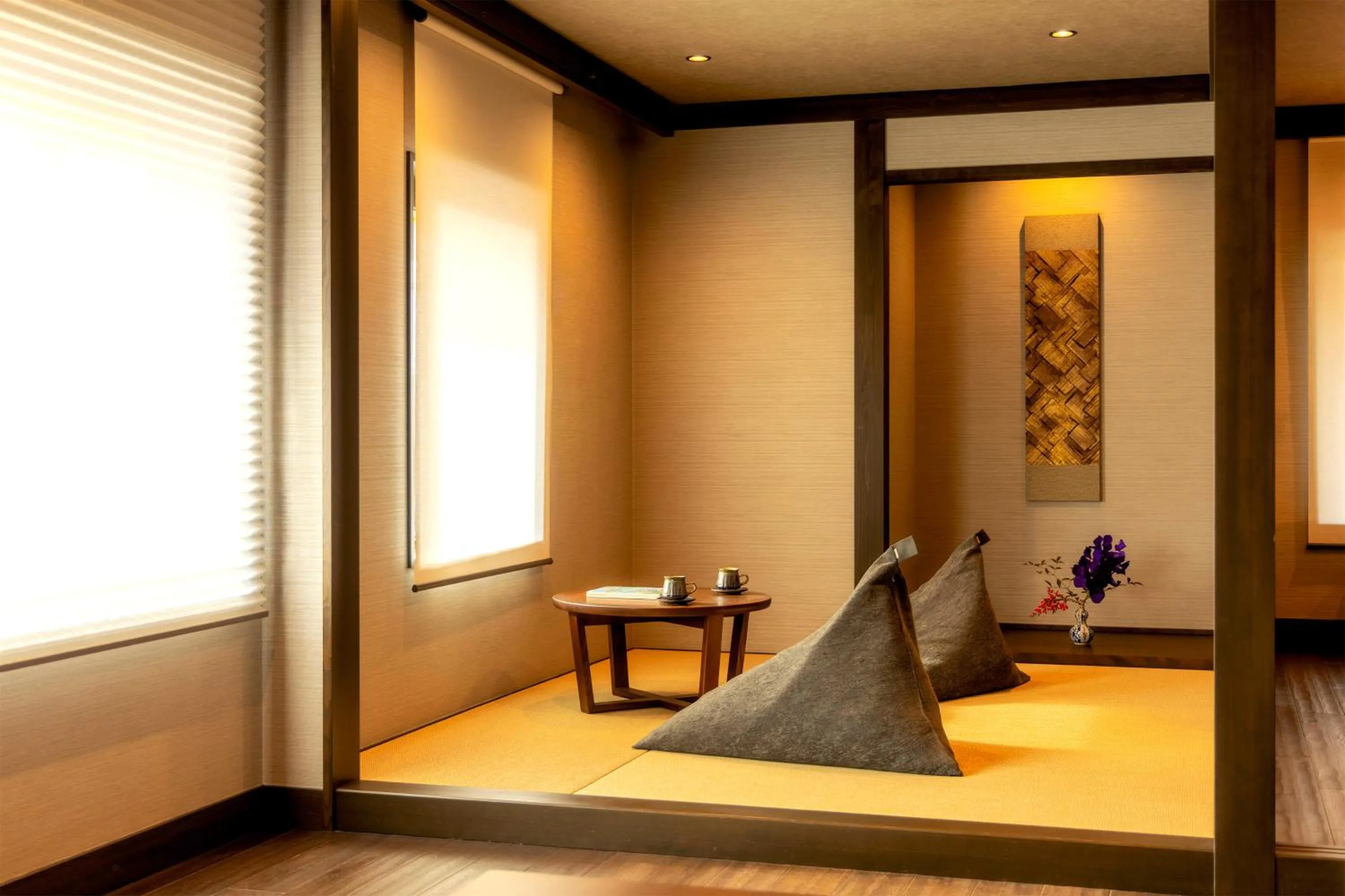 Seating area in Machiyado ICHIRYU