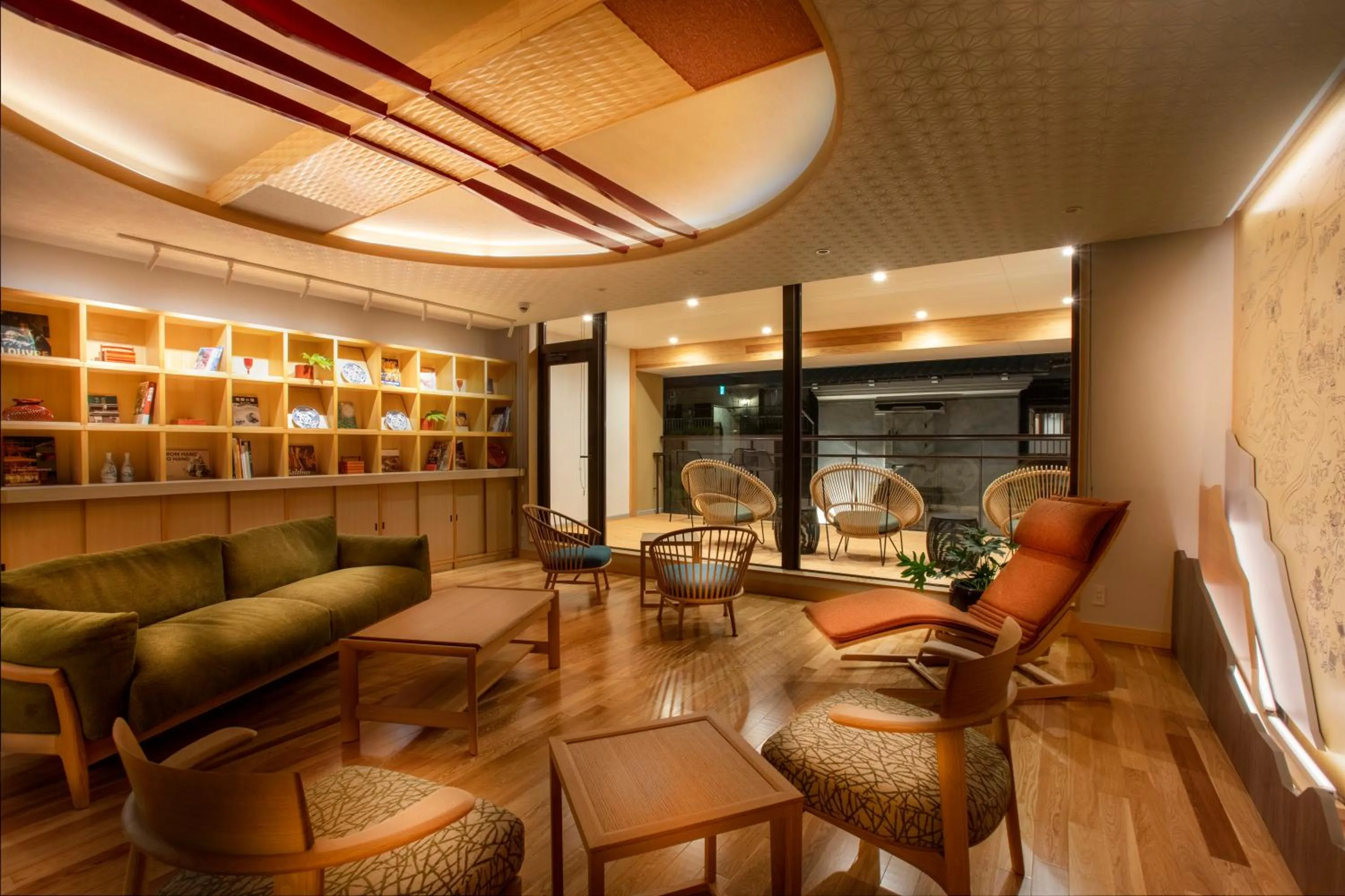 Communal lounge/ TV room in Machiyado ICHIRYU