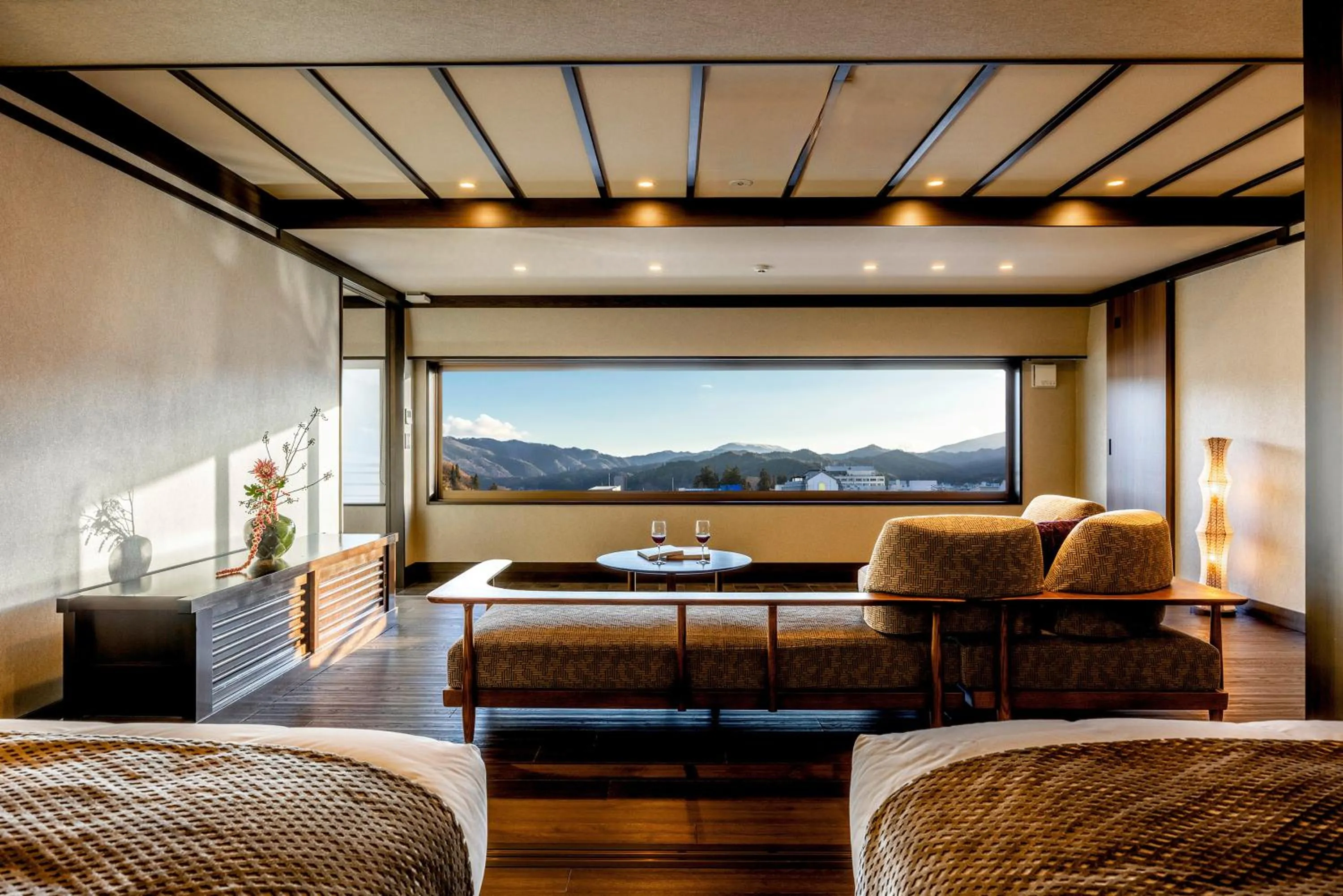 Seating area in Machiyado ICHIRYU